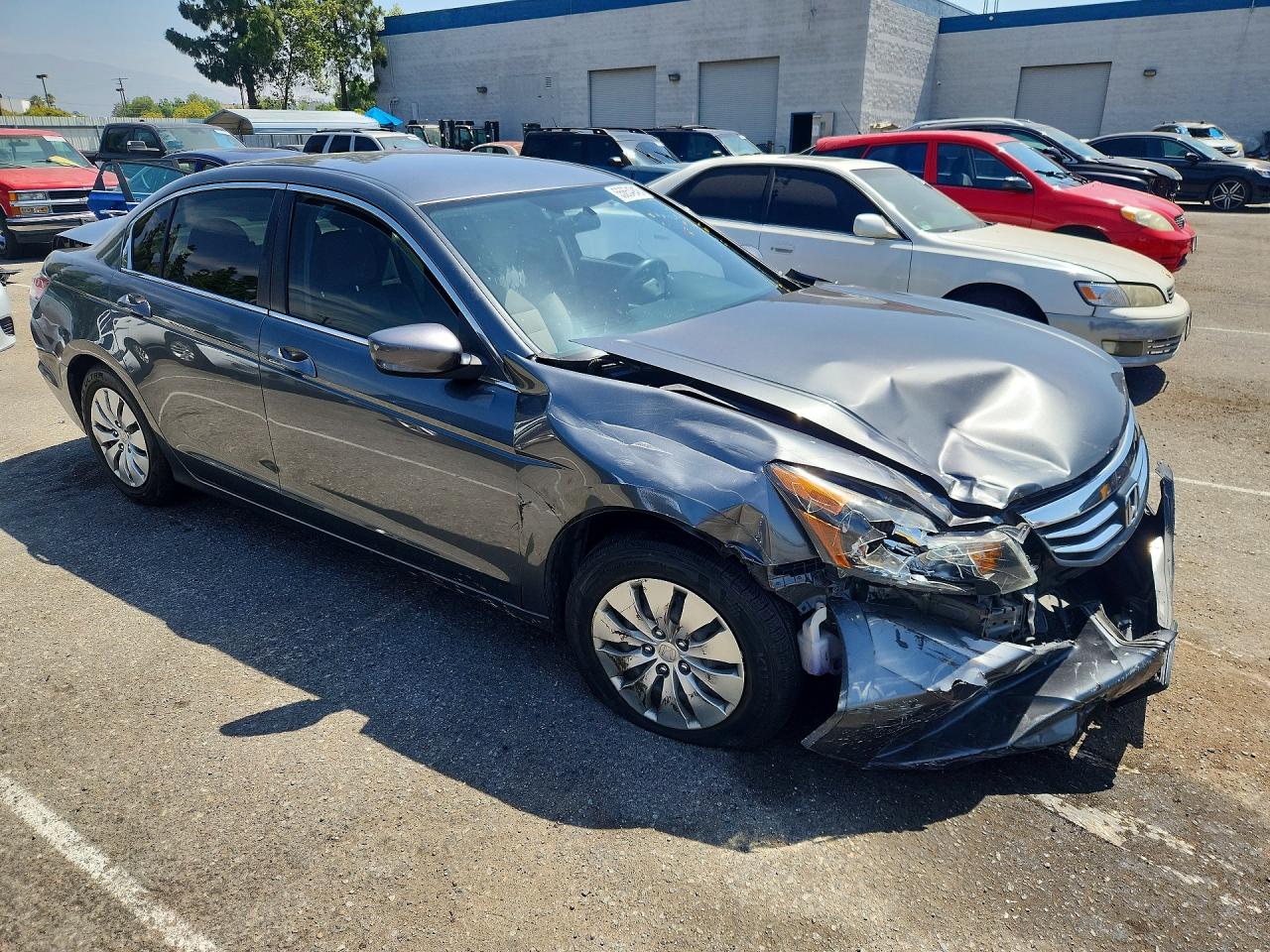 2011 Honda Accord Lx Gray vin: 1HGCP2F33BA081919