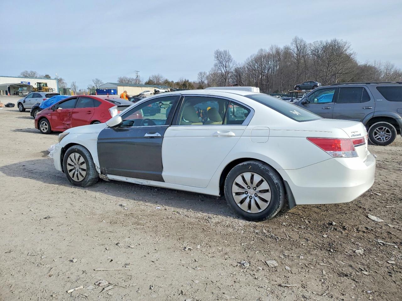2011 Honda Accord Lx White vin: 1HGCP2F33BA093200