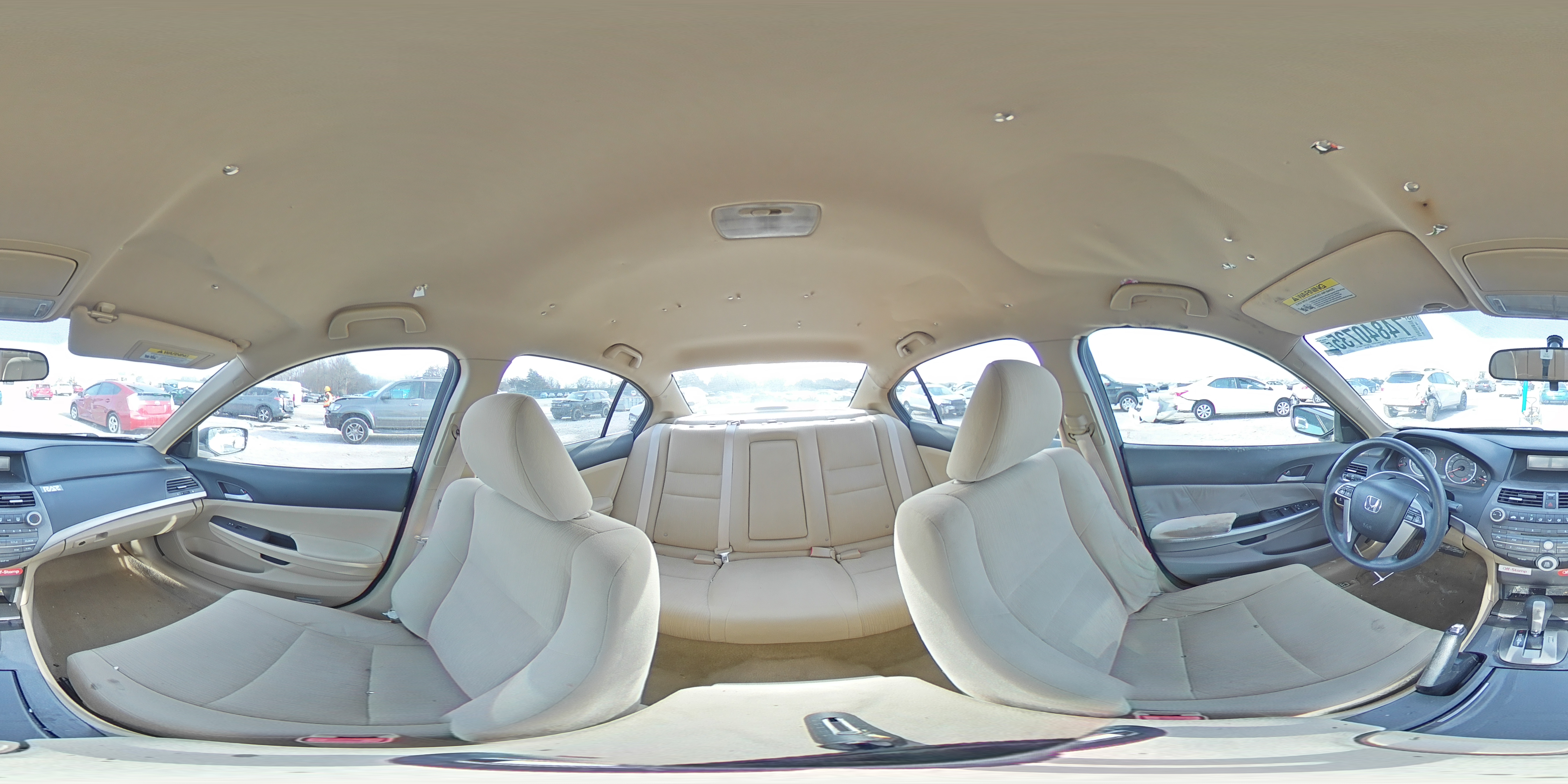 2011 Honda Accord Lx White vin: 1HGCP2F33BA093200