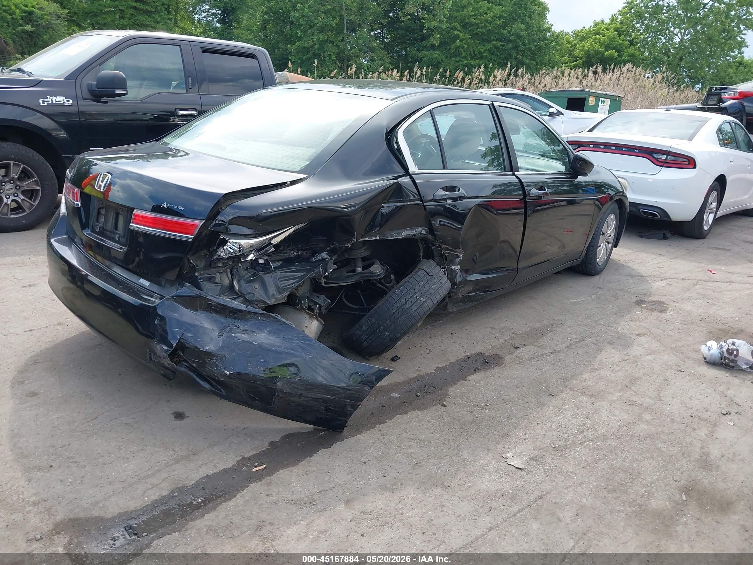 2011 Honda Accord 2.4 Lx Black vin: 1HGCP2F33BA102705