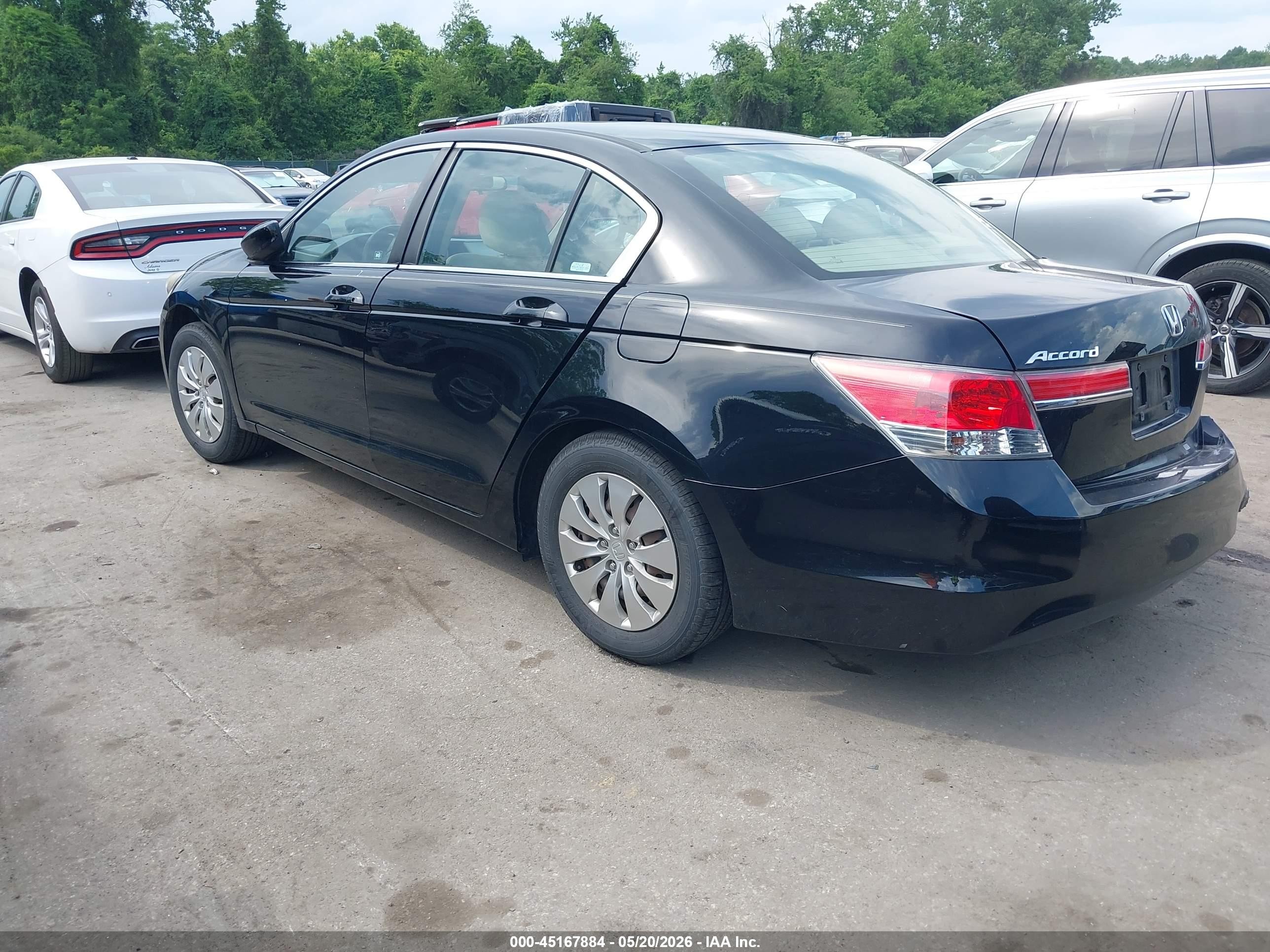 2011 Honda Accord 2.4 Lx Black vin: 1HGCP2F33BA102705