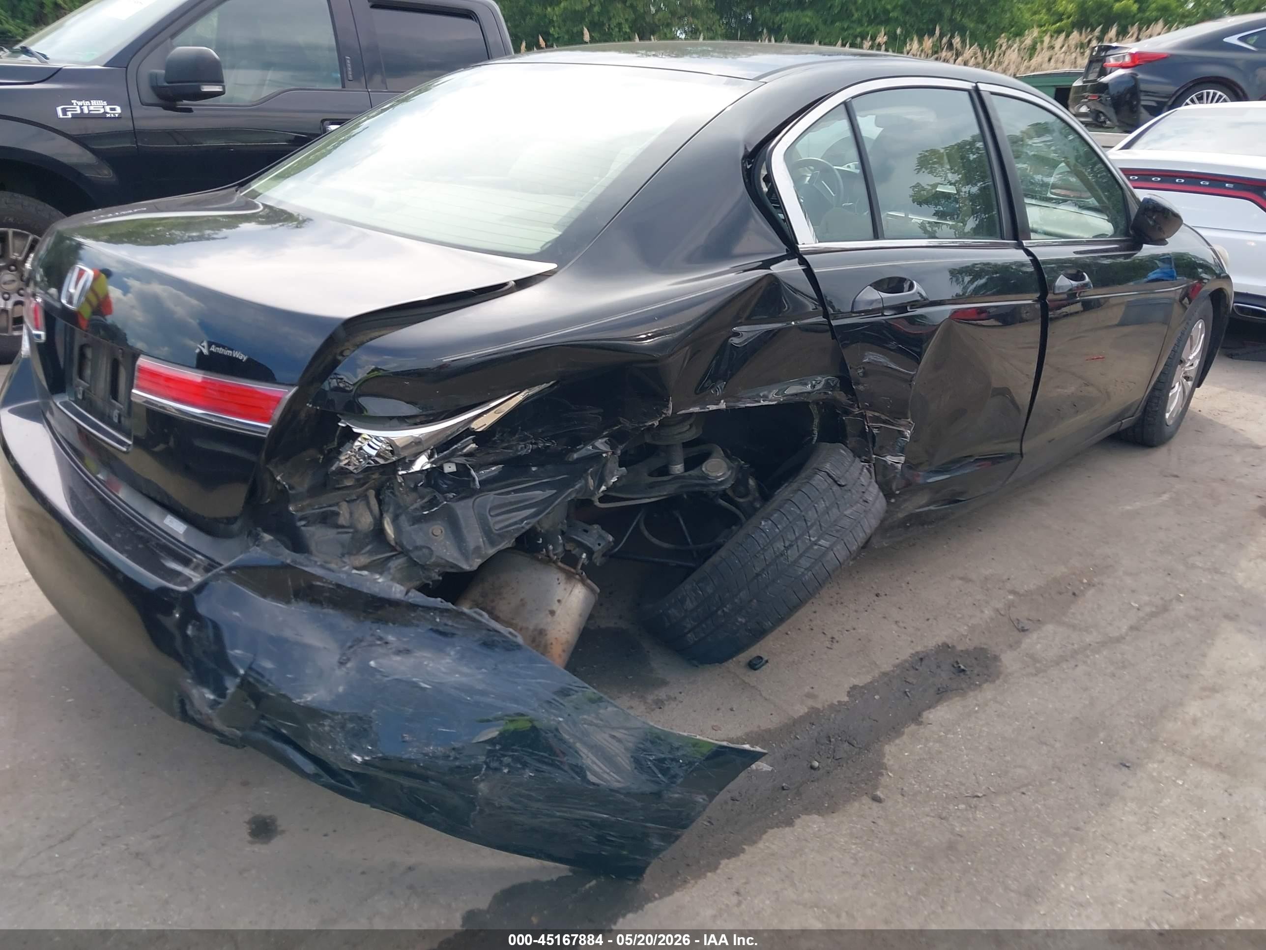 2011 Honda Accord 2.4 Lx Black vin: 1HGCP2F33BA102705