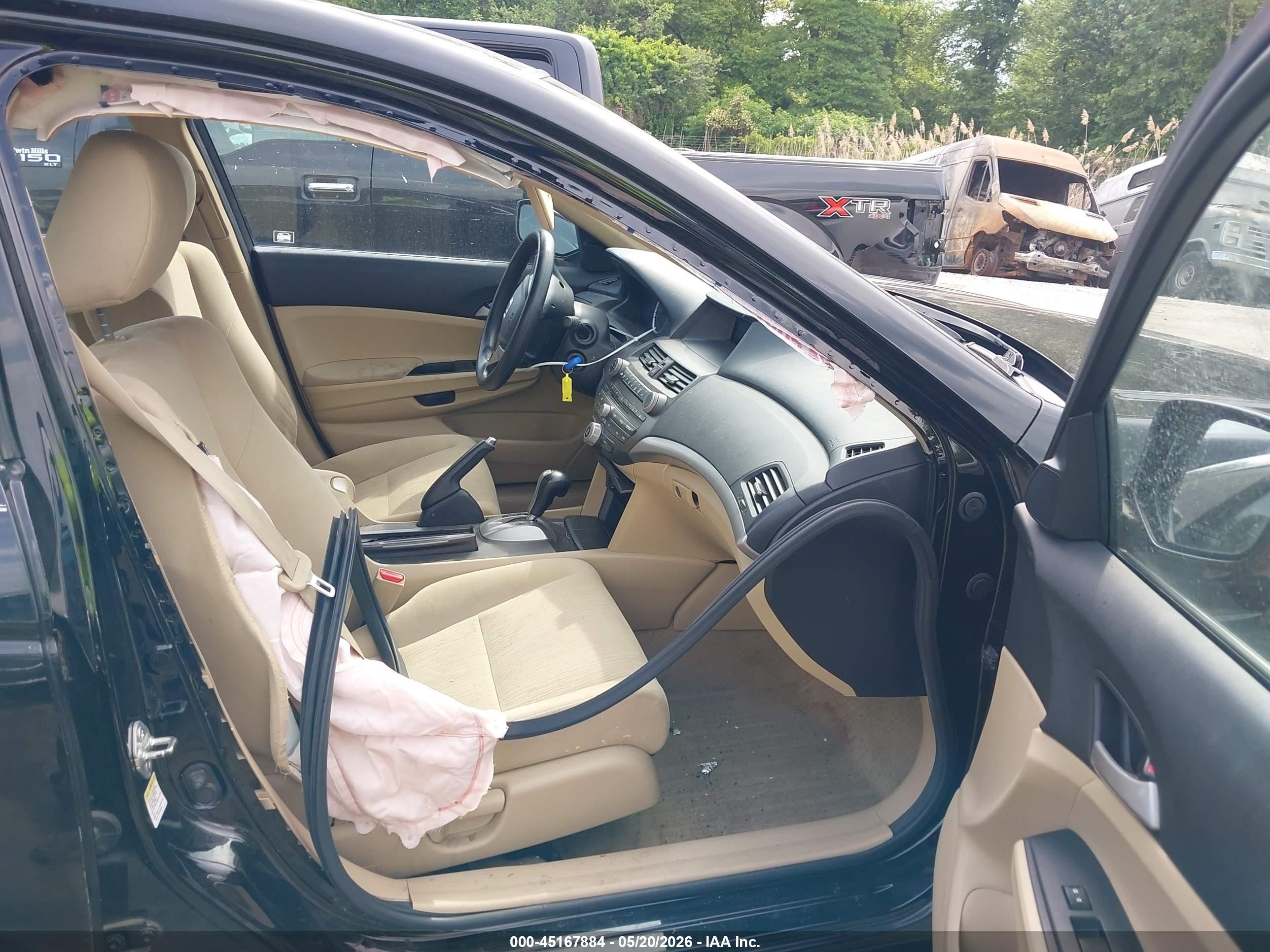 2011 Honda Accord 2.4 Lx Black vin: 1HGCP2F33BA102705