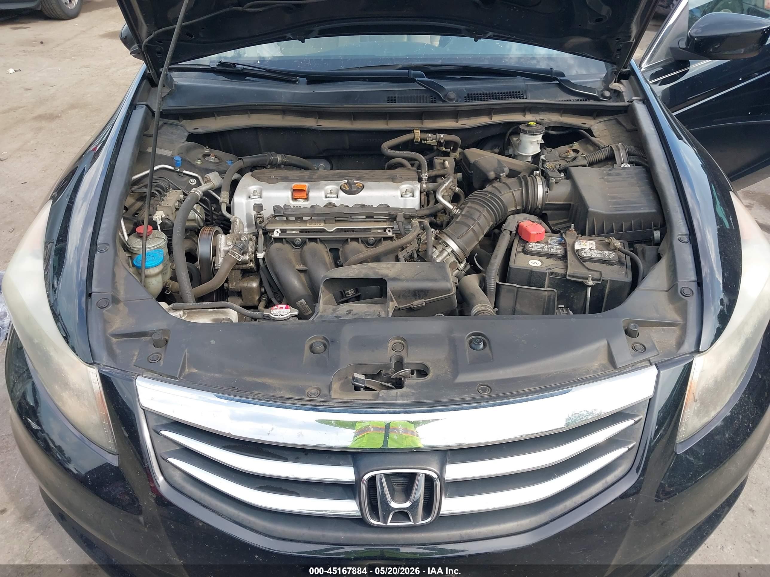 2011 Honda Accord 2.4 Lx Black vin: 1HGCP2F33BA102705