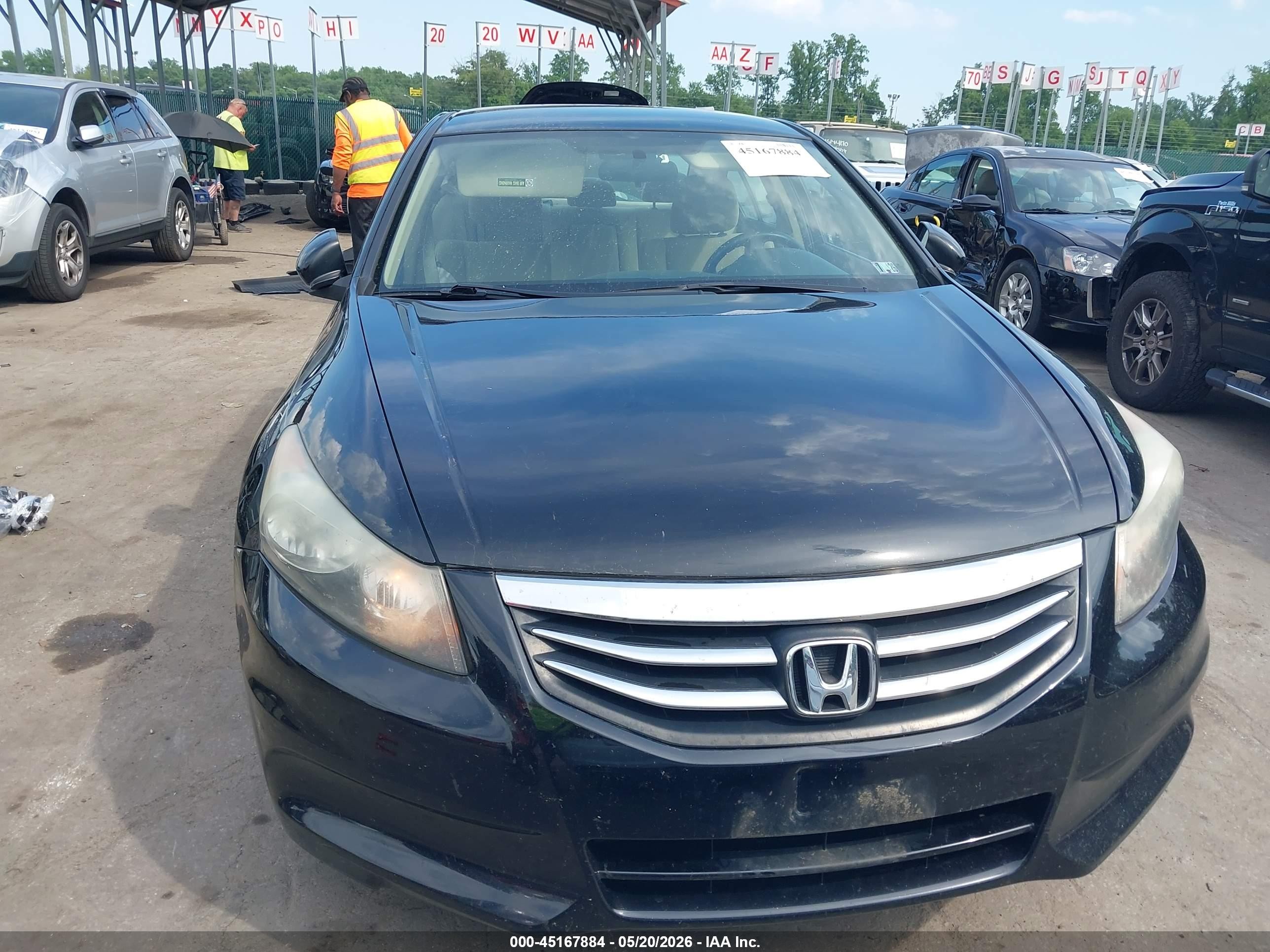 2011 Honda Accord 2.4 Lx Black vin: 1HGCP2F33BA102705