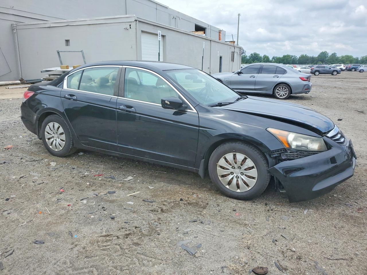 2011 Honda Accord Lx Black vin: 1HGCP2F33BA122498