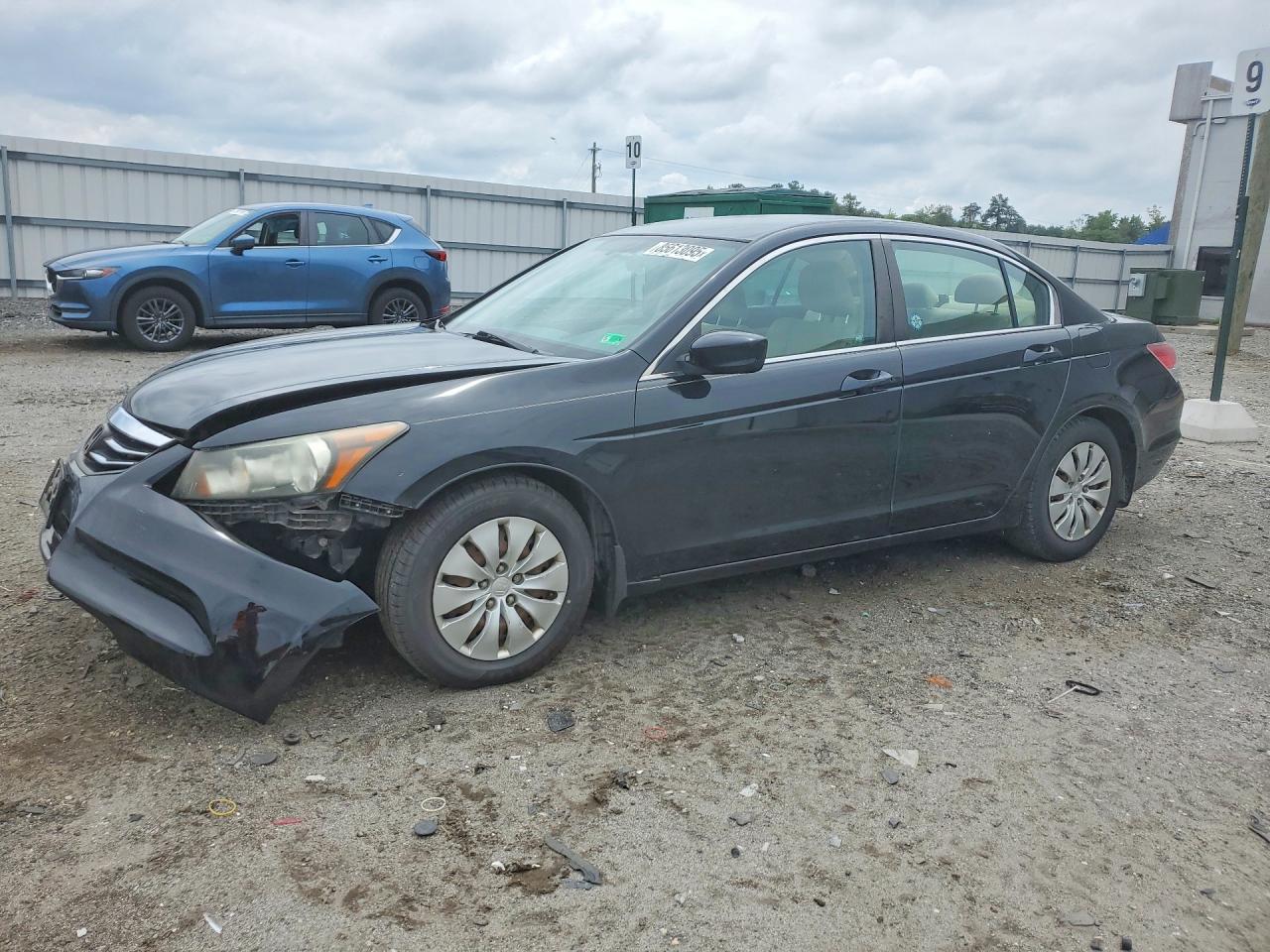 2011 Honda Accord Lx Black vin: 1HGCP2F33BA122498