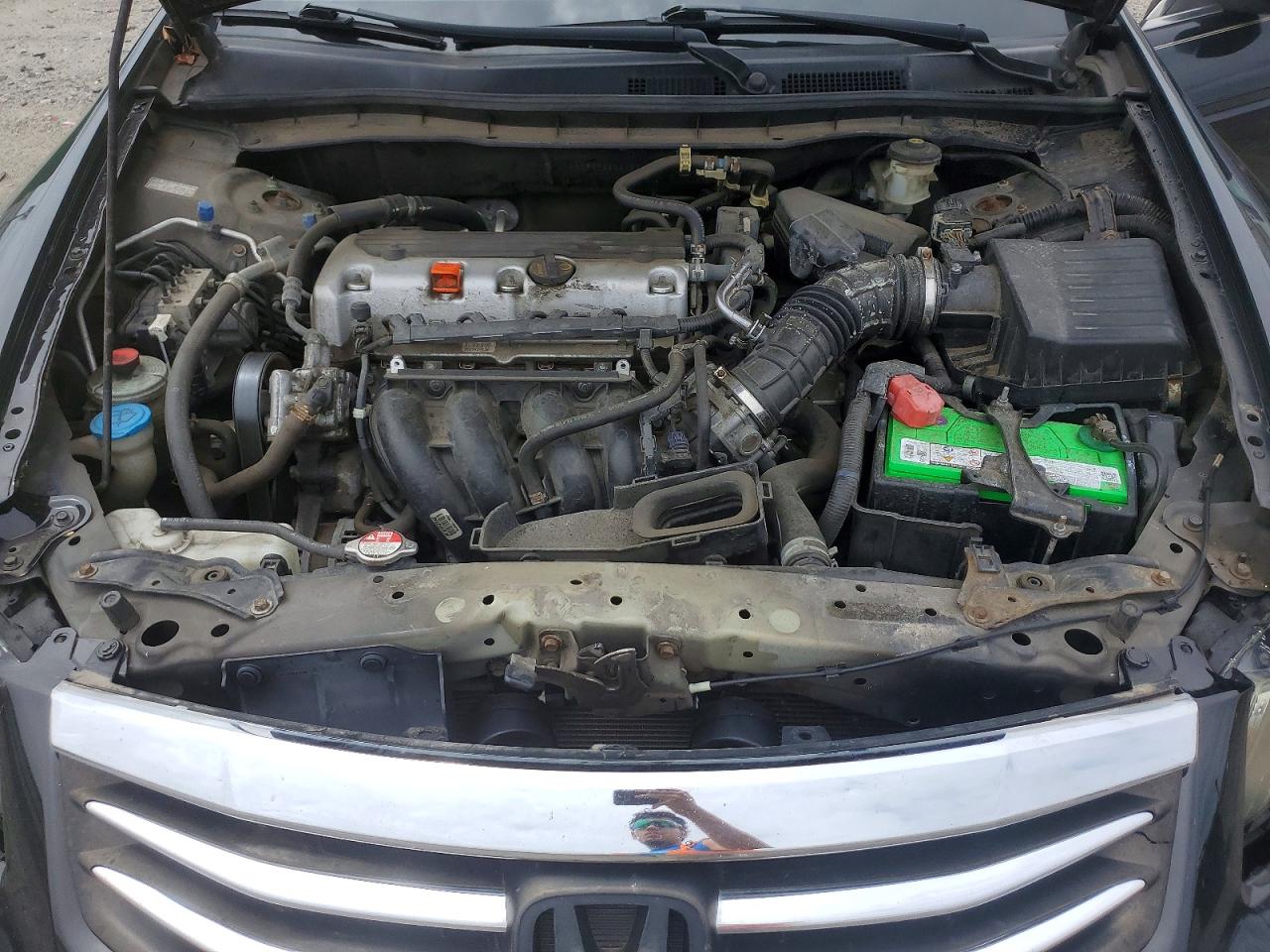2011 Honda Accord Lx Black vin: 1HGCP2F33BA122498