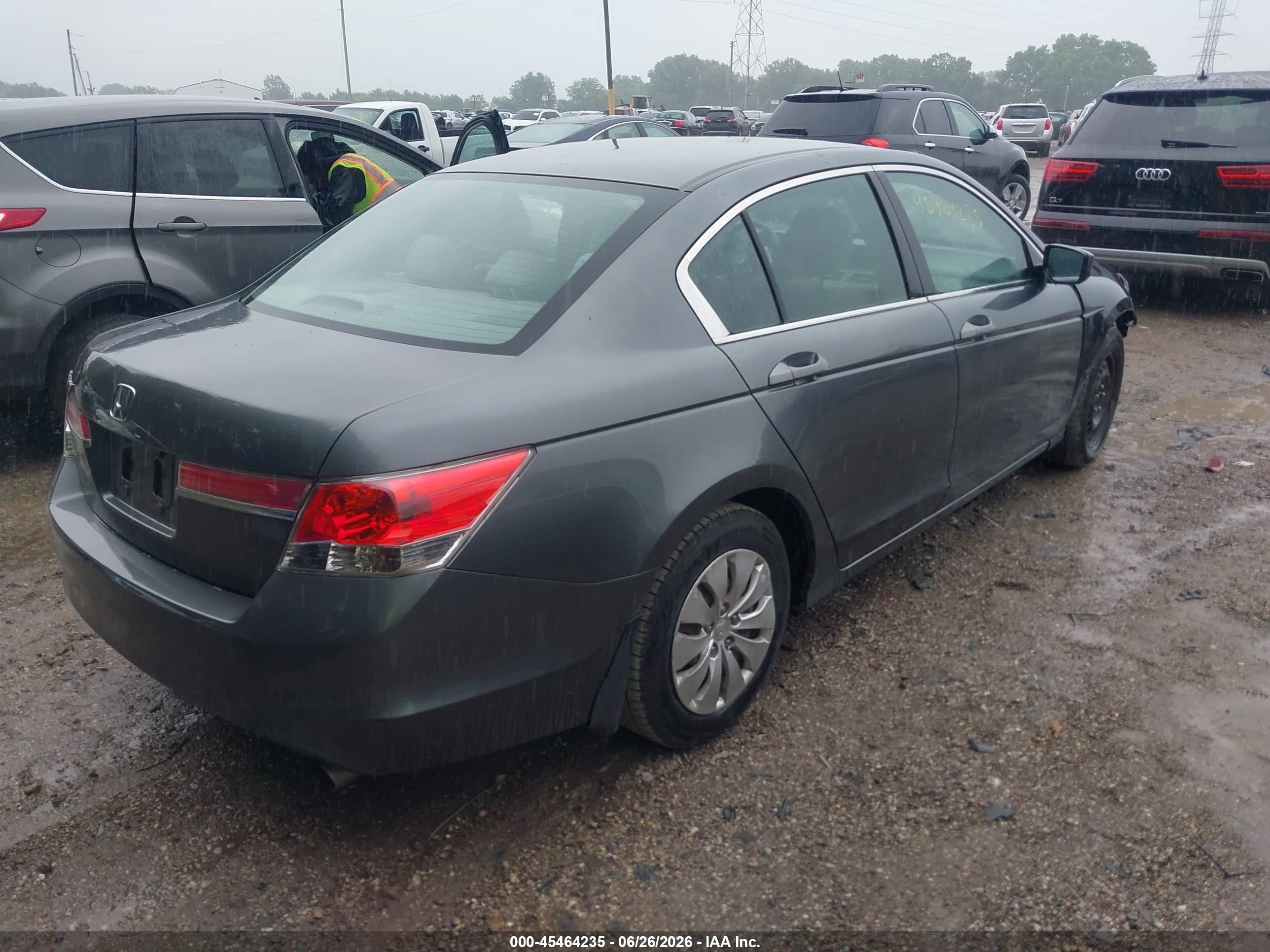 2011 Honda Accord 2.4 Lx Gray vin: 1HGCP2F33BA135770