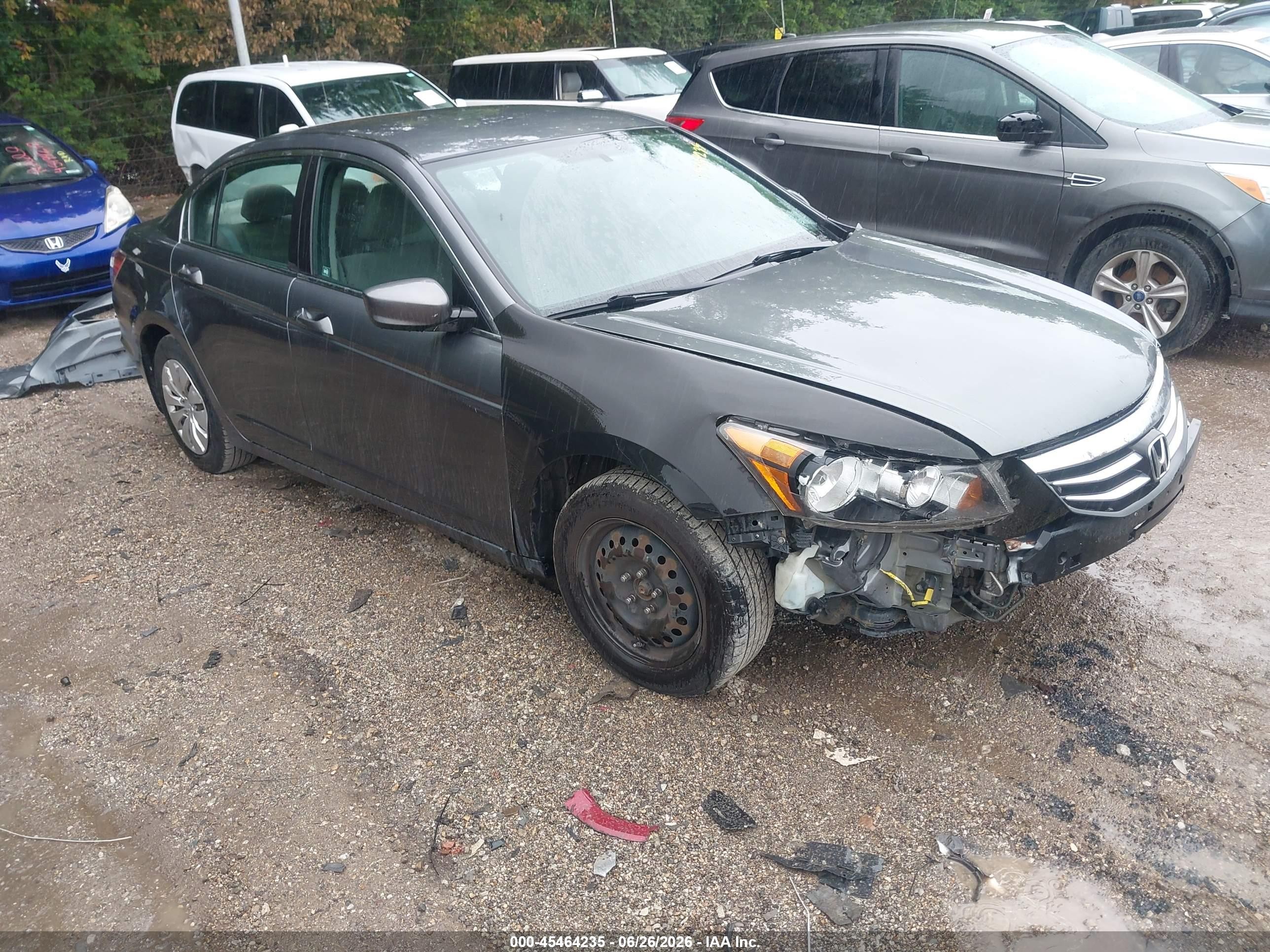 2011 Honda Accord 2.4 Lx Gray vin: 1HGCP2F33BA135770