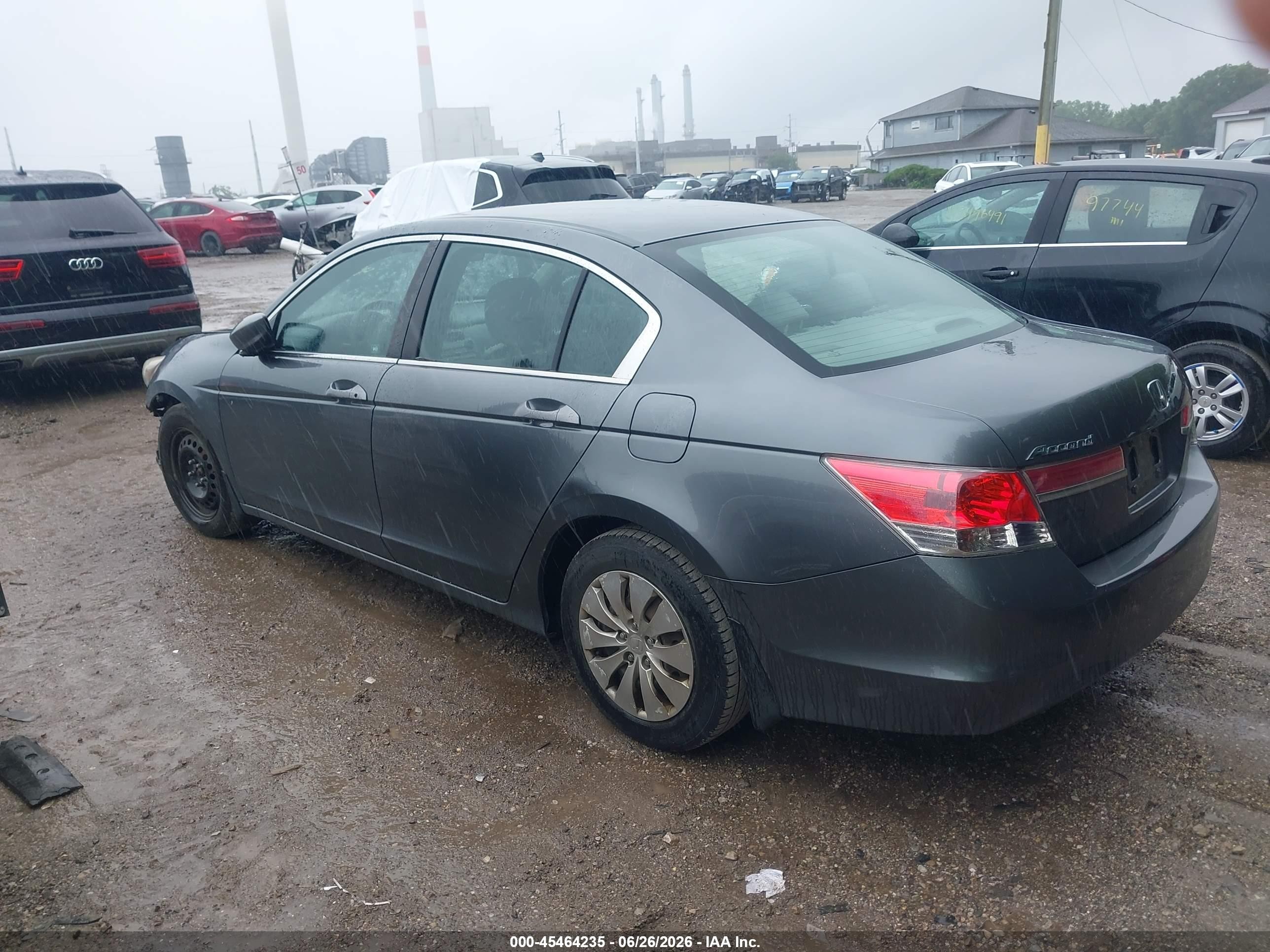 2011 Honda Accord 2.4 Lx Gray vin: 1HGCP2F33BA135770