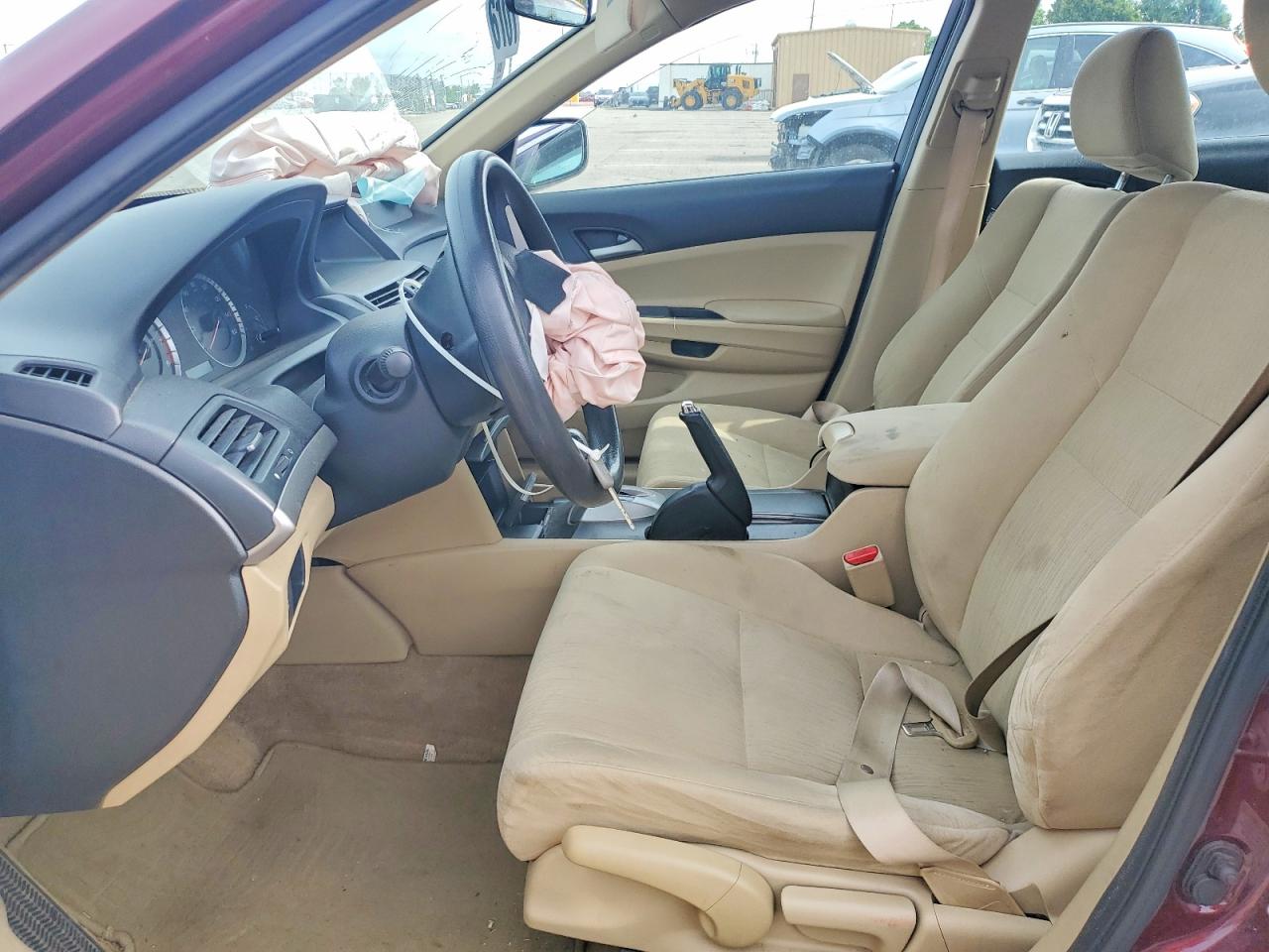 2011 Honda Accord Lx Burgundy vin: 1HGCP2F33BA151029