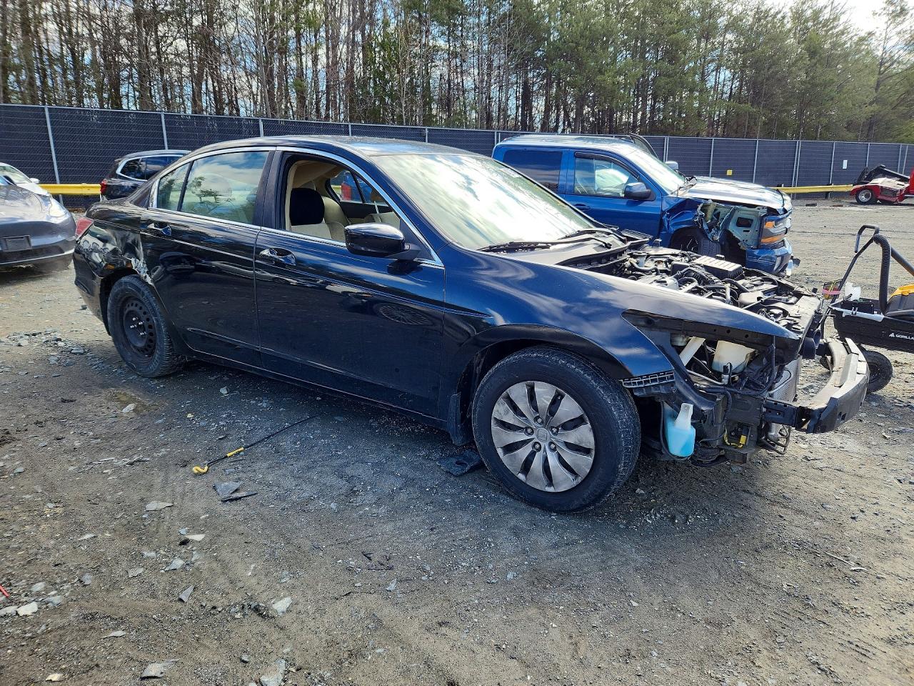 2012 Honda Accord Lx Black vin: 1HGCP2F33CA019146