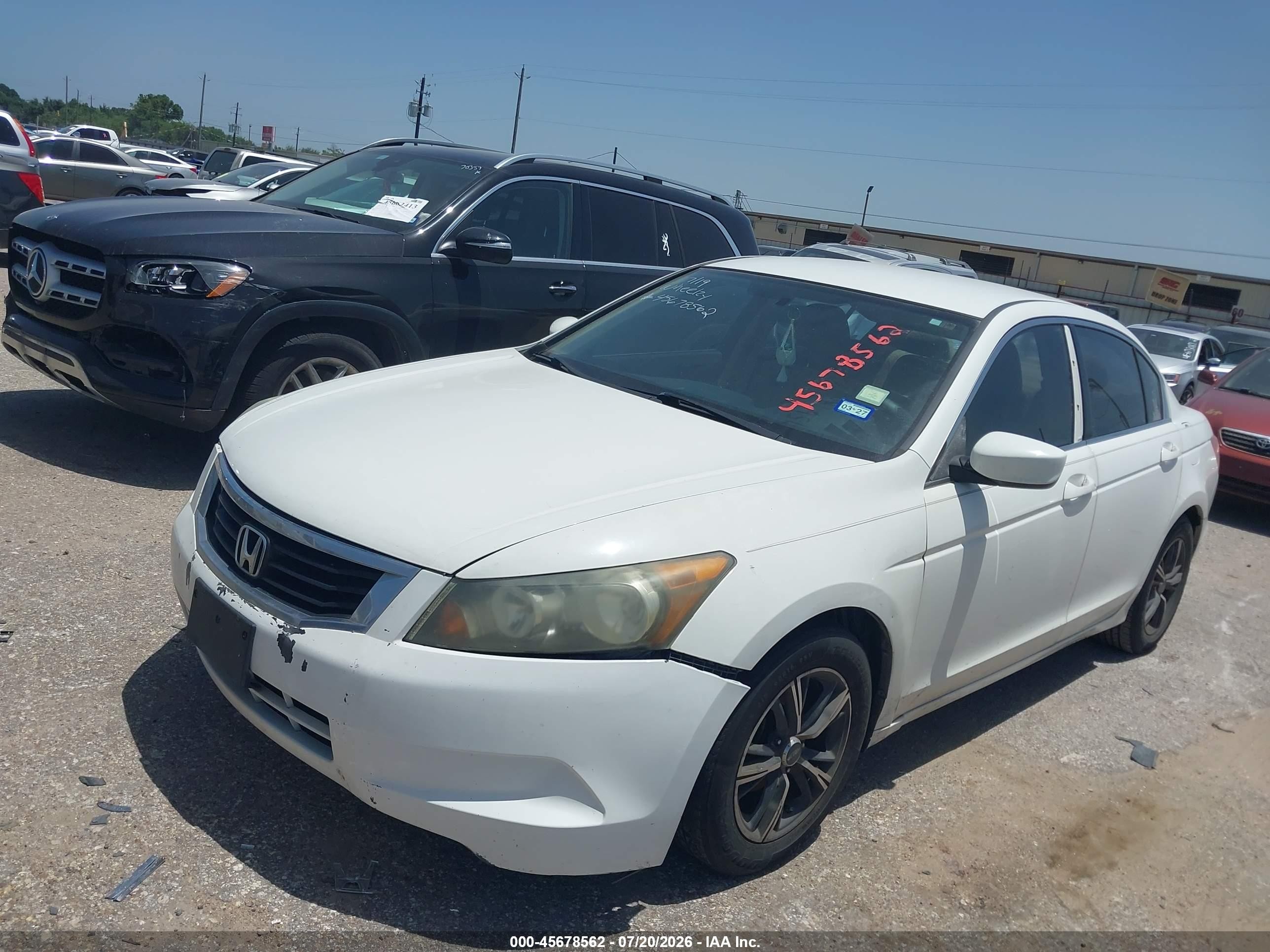 2012 Honda Accord Sdn Lx White vin: 1HGCP2F33CA030423
