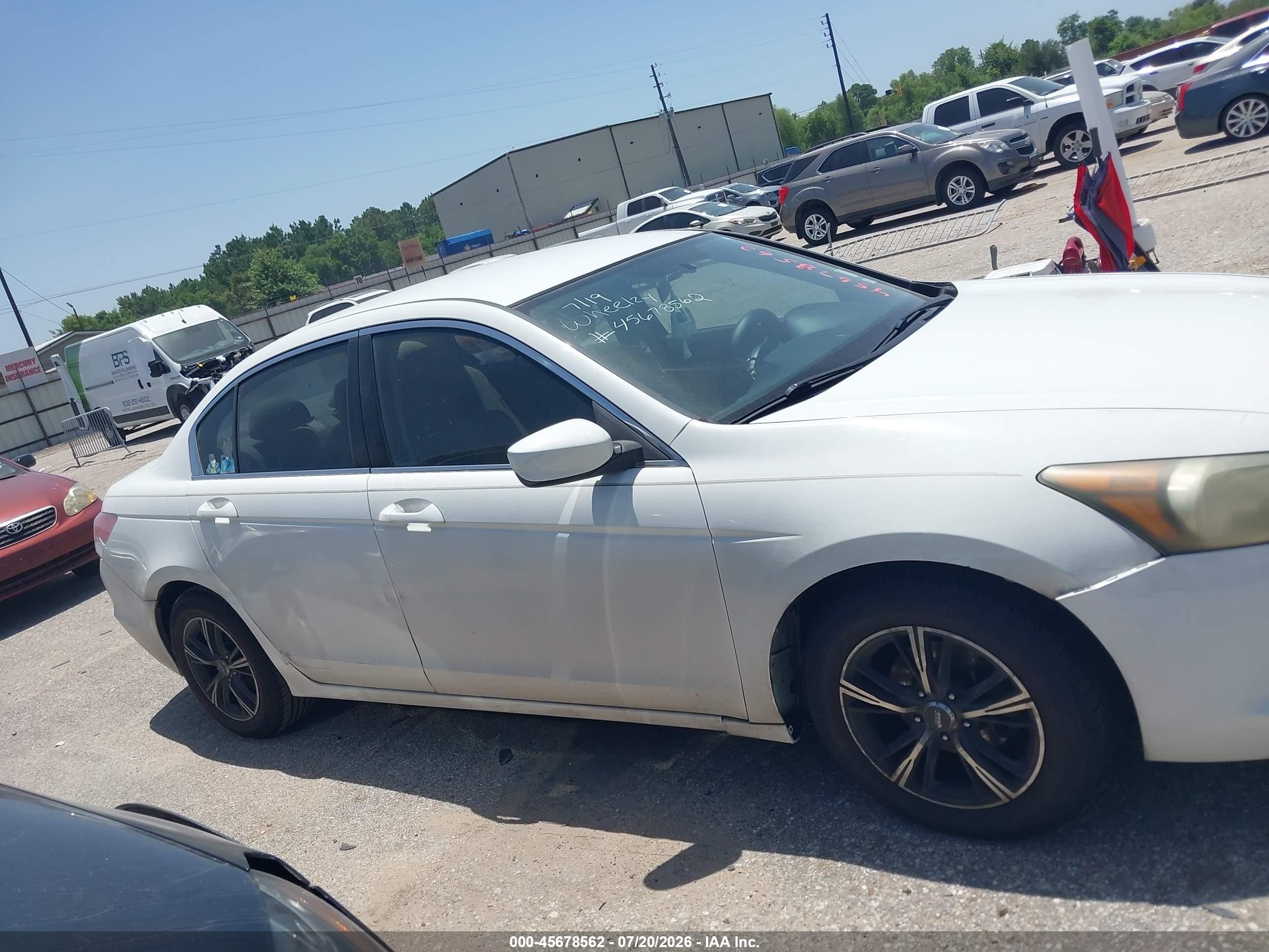 2012 Honda Accord Sdn Lx White vin: 1HGCP2F33CA030423