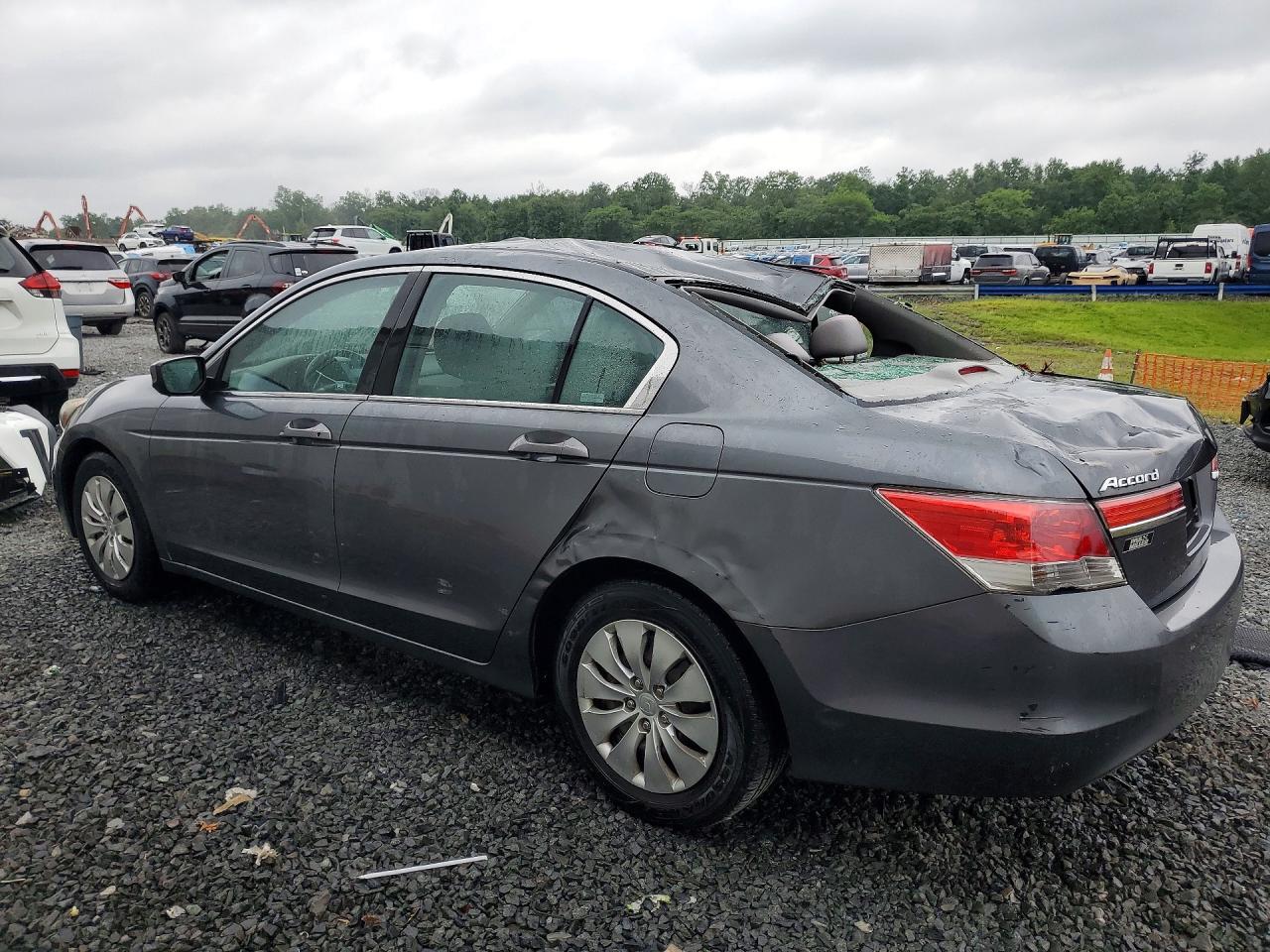 2012 Honda Accord Lx Gray vin: 1HGCP2F33CA031653