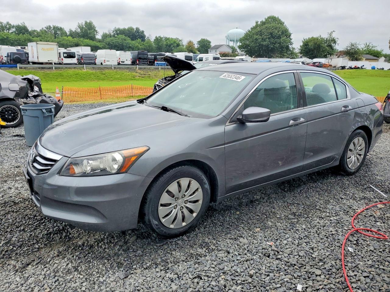 2012 Honda Accord Lx Gray vin: 1HGCP2F33CA031653