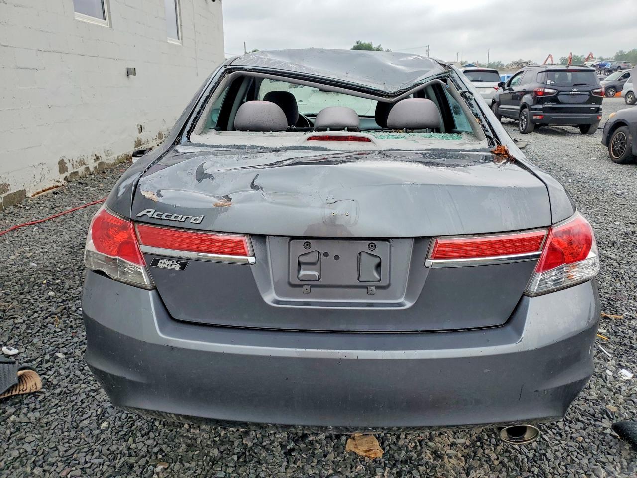 2012 Honda Accord Lx Gray vin: 1HGCP2F33CA031653