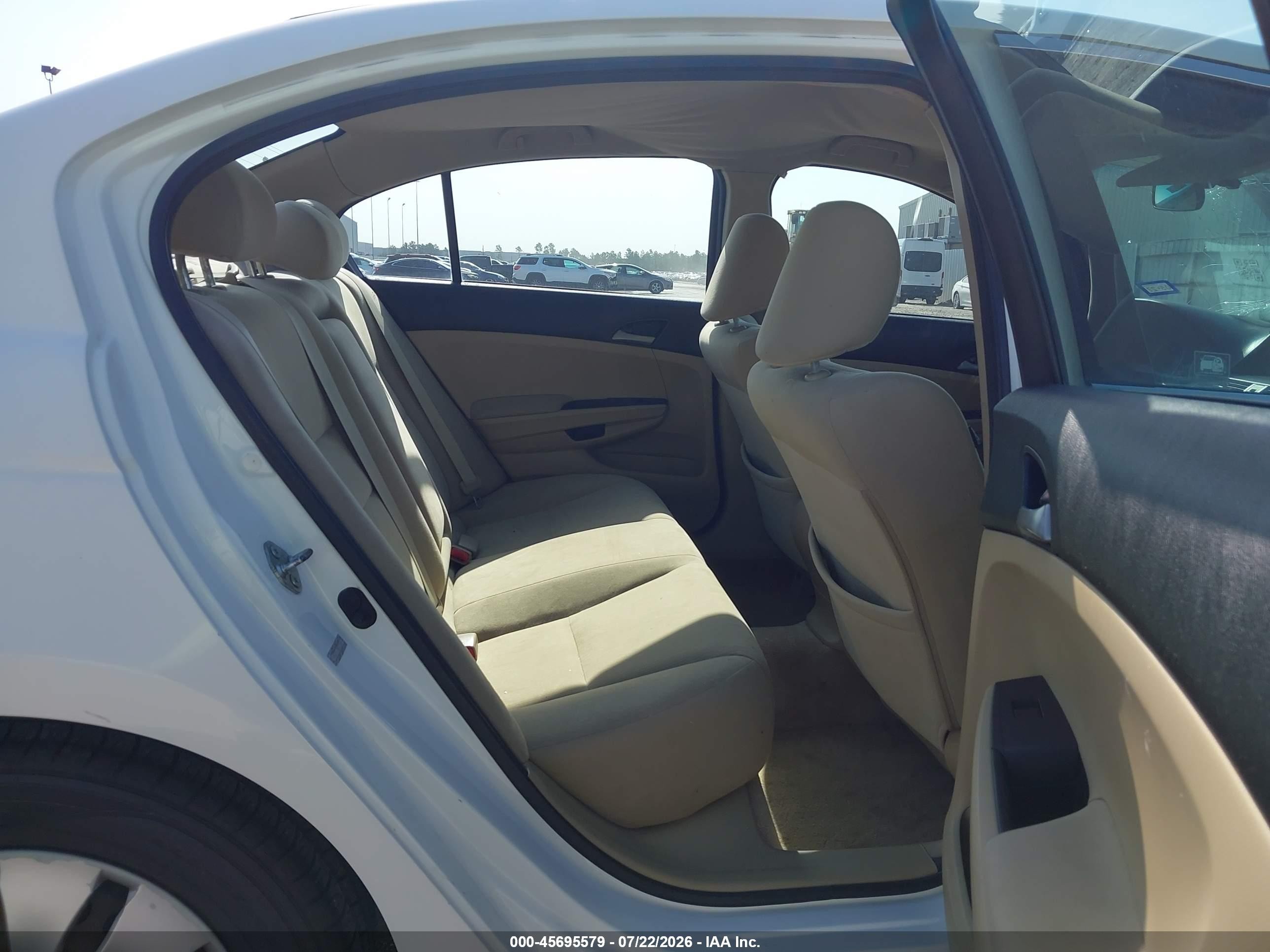 2012 Honda Accord Sdn Lx White vin: 1HGCP2F33CA053507