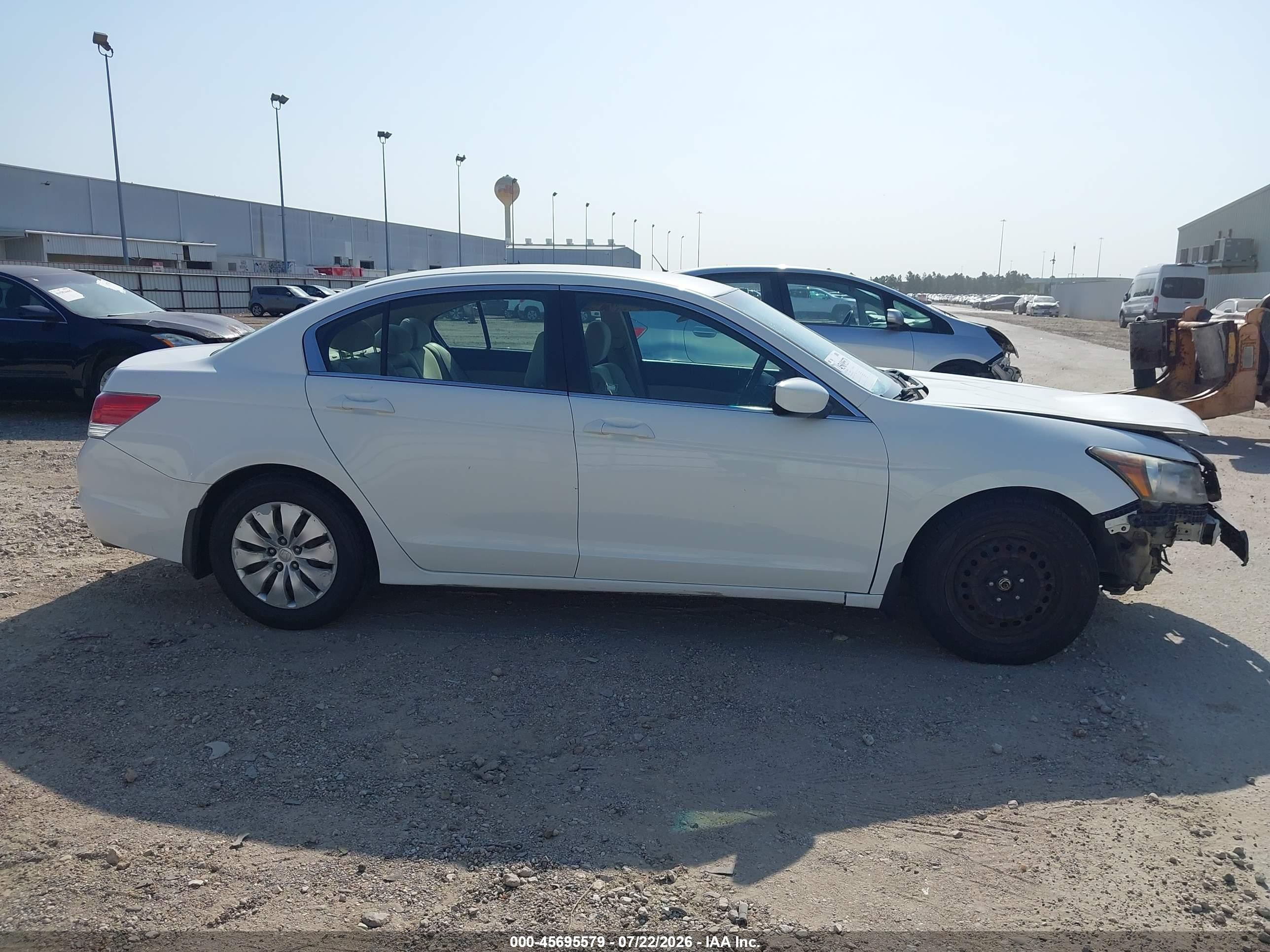 2012 Honda Accord Sdn Lx White vin: 1HGCP2F33CA053507