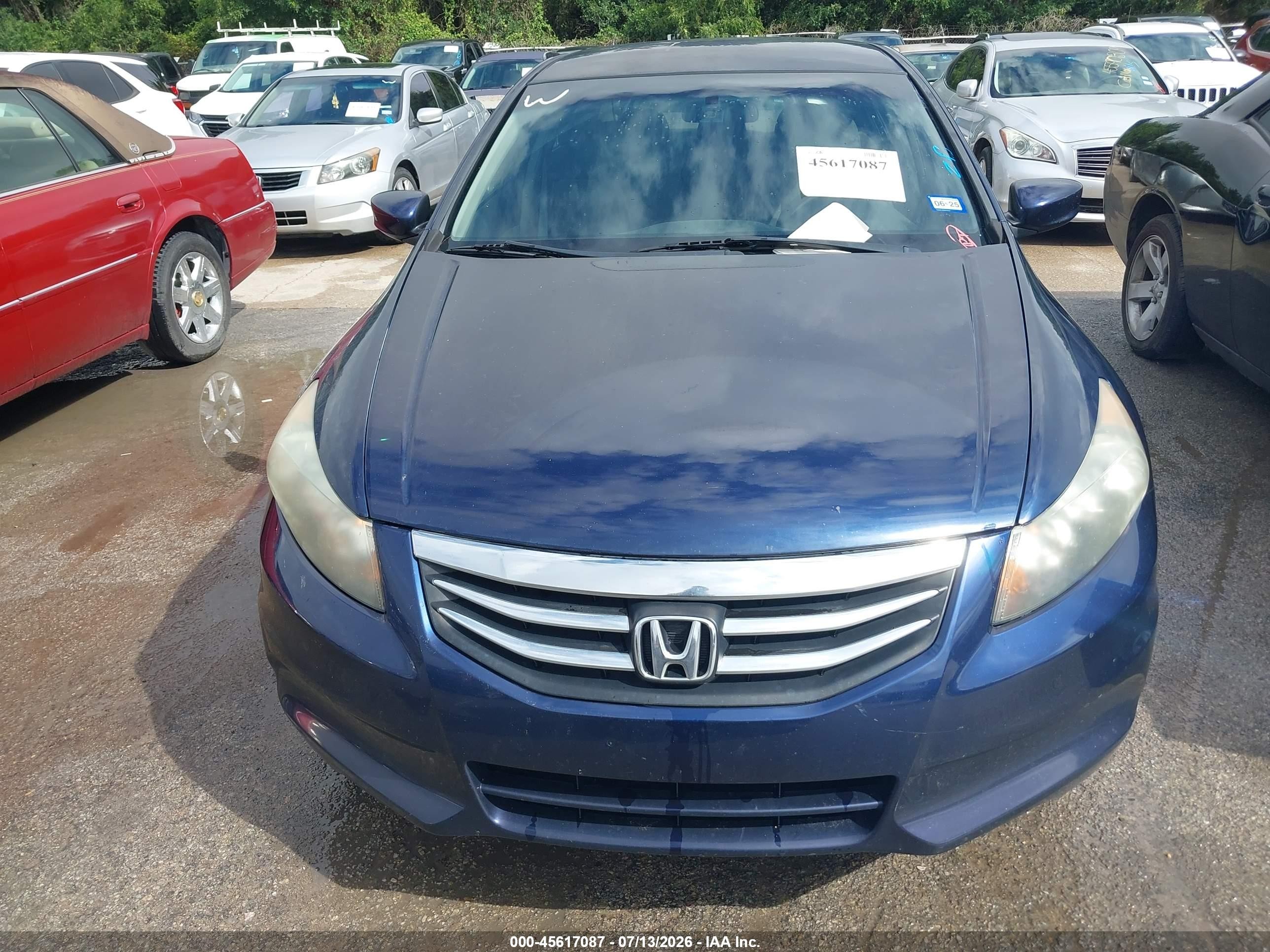 2012 Honda Accord Sdn Lx Синий vin: 1HGCP2F33CA078827