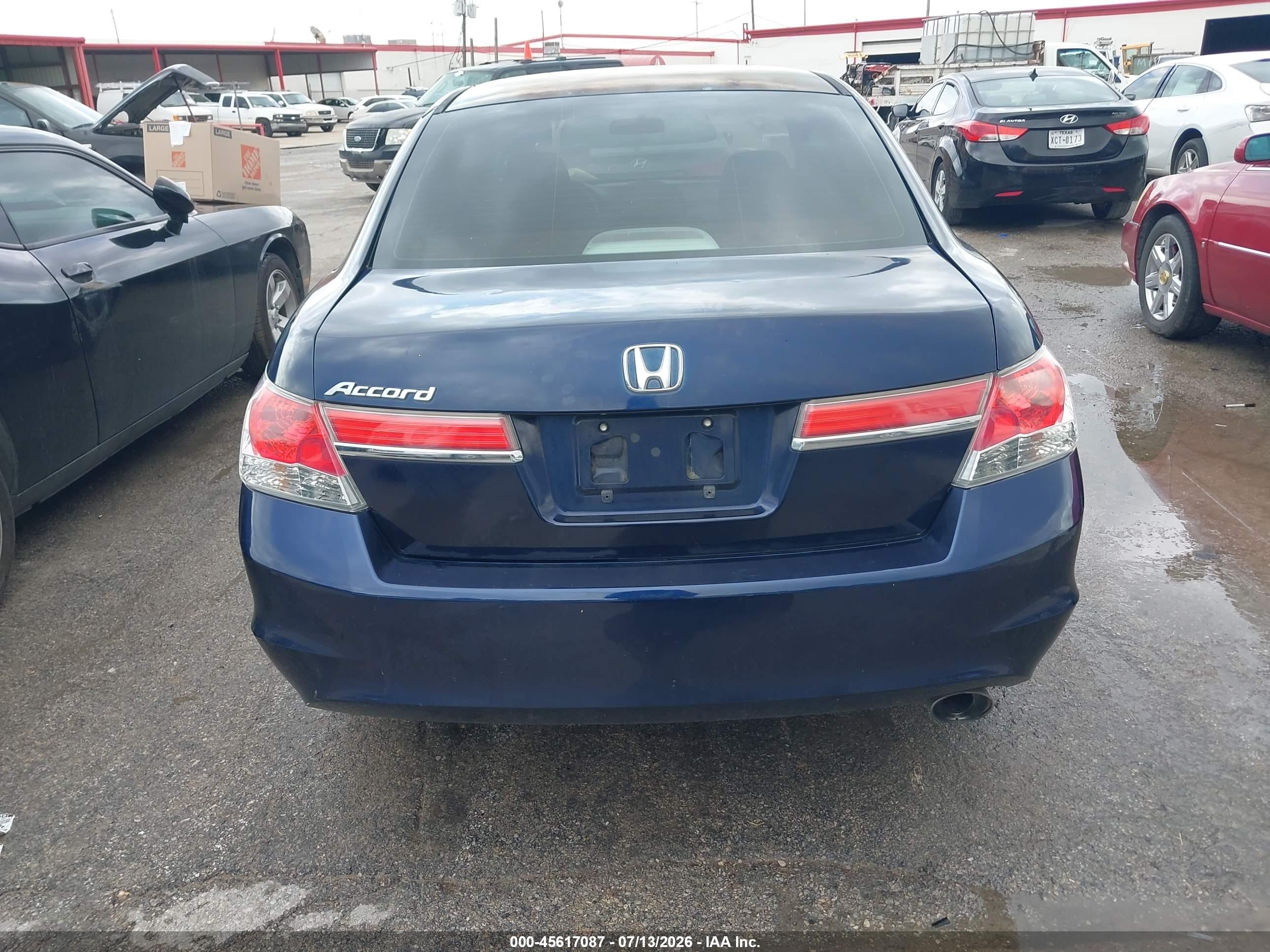 2012 Honda Accord Sdn Lx Синий vin: 1HGCP2F33CA078827