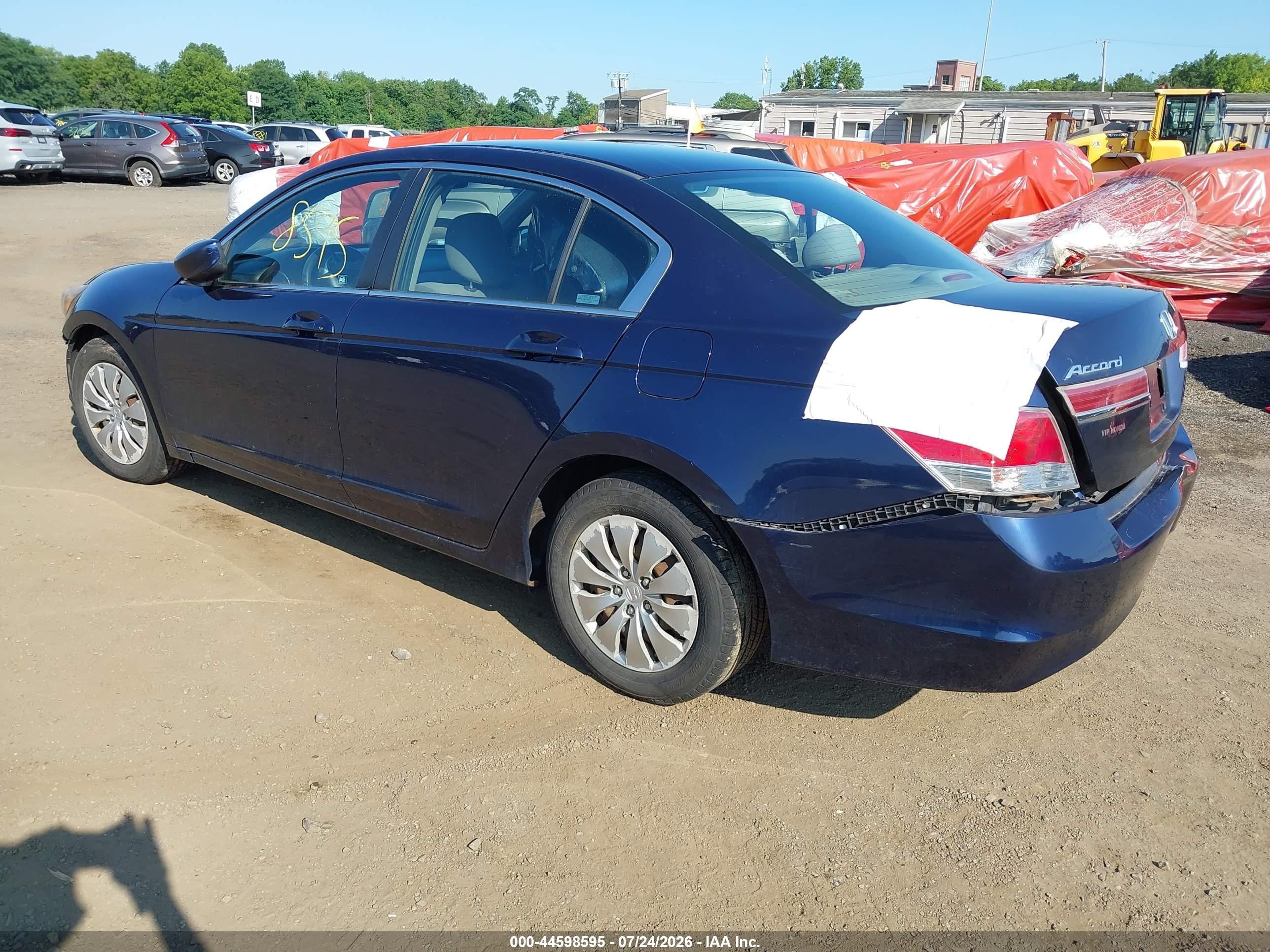 2012 Honda Accord 2.4 Lx Dark Blue vin: 1HGCP2F33CA088015