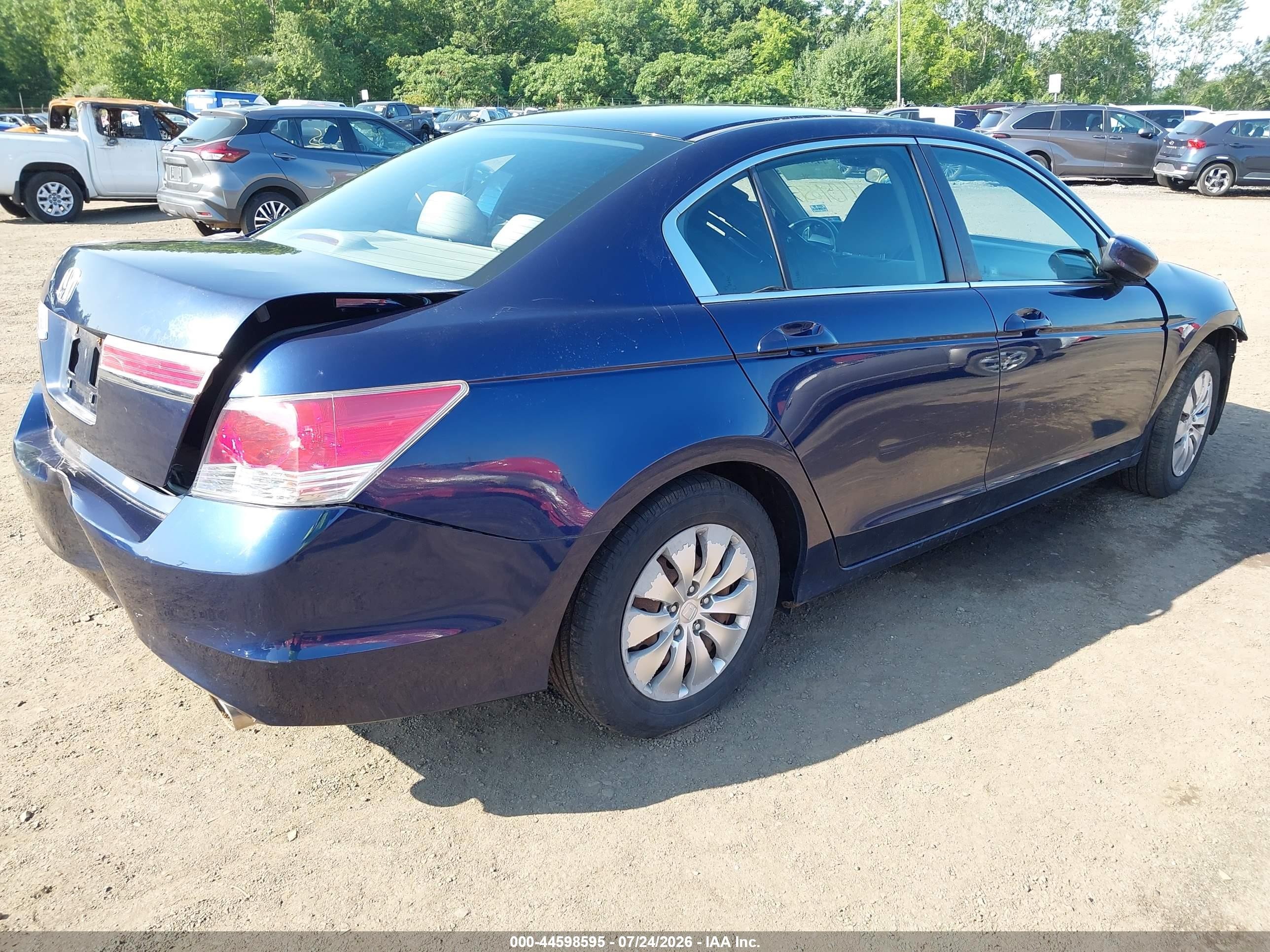 2012 Honda Accord 2.4 Lx Dark Blue vin: 1HGCP2F33CA088015