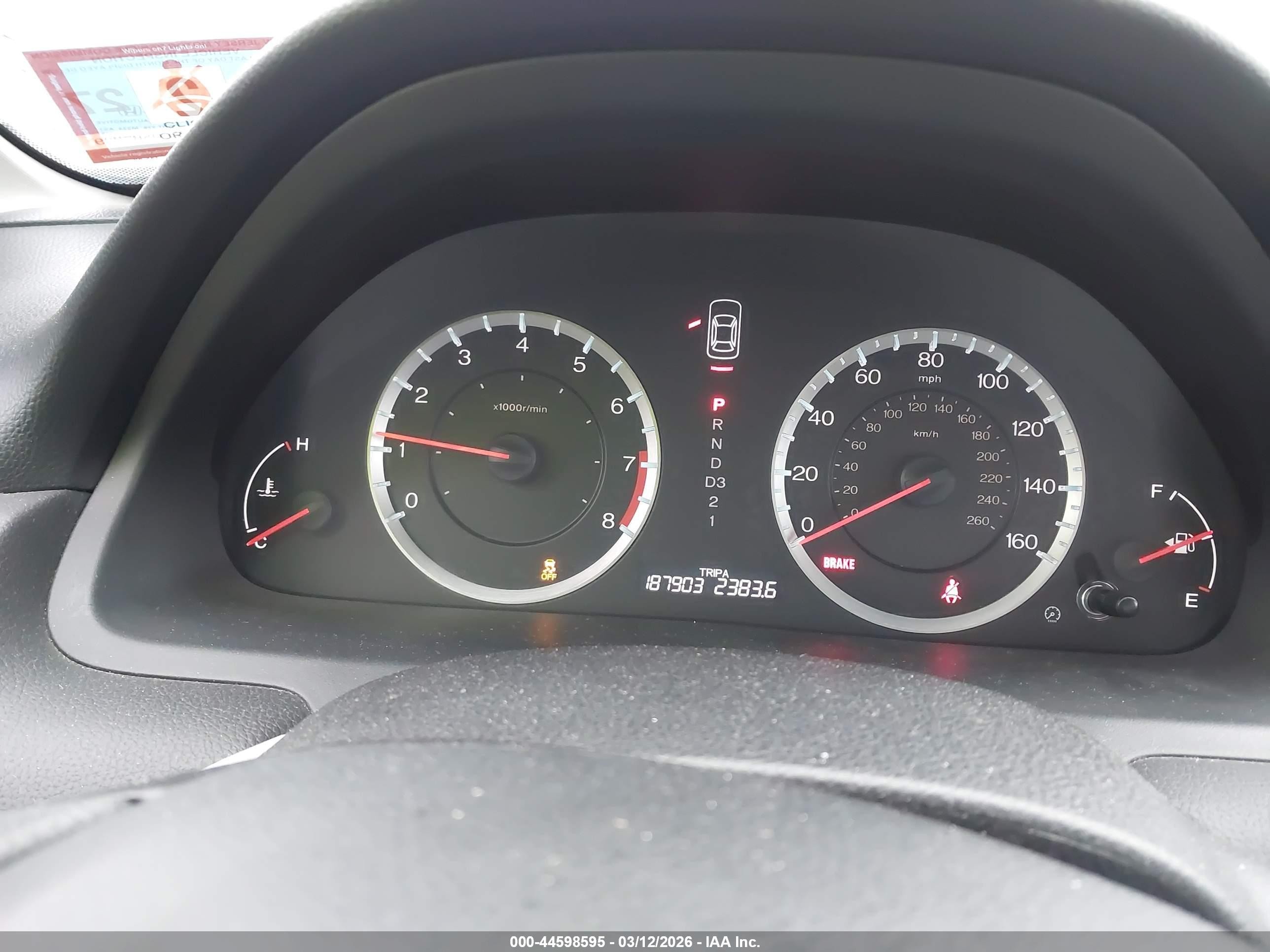 2012 Honda Accord 2.4 Lx Dark Blue vin: 1HGCP2F33CA088015