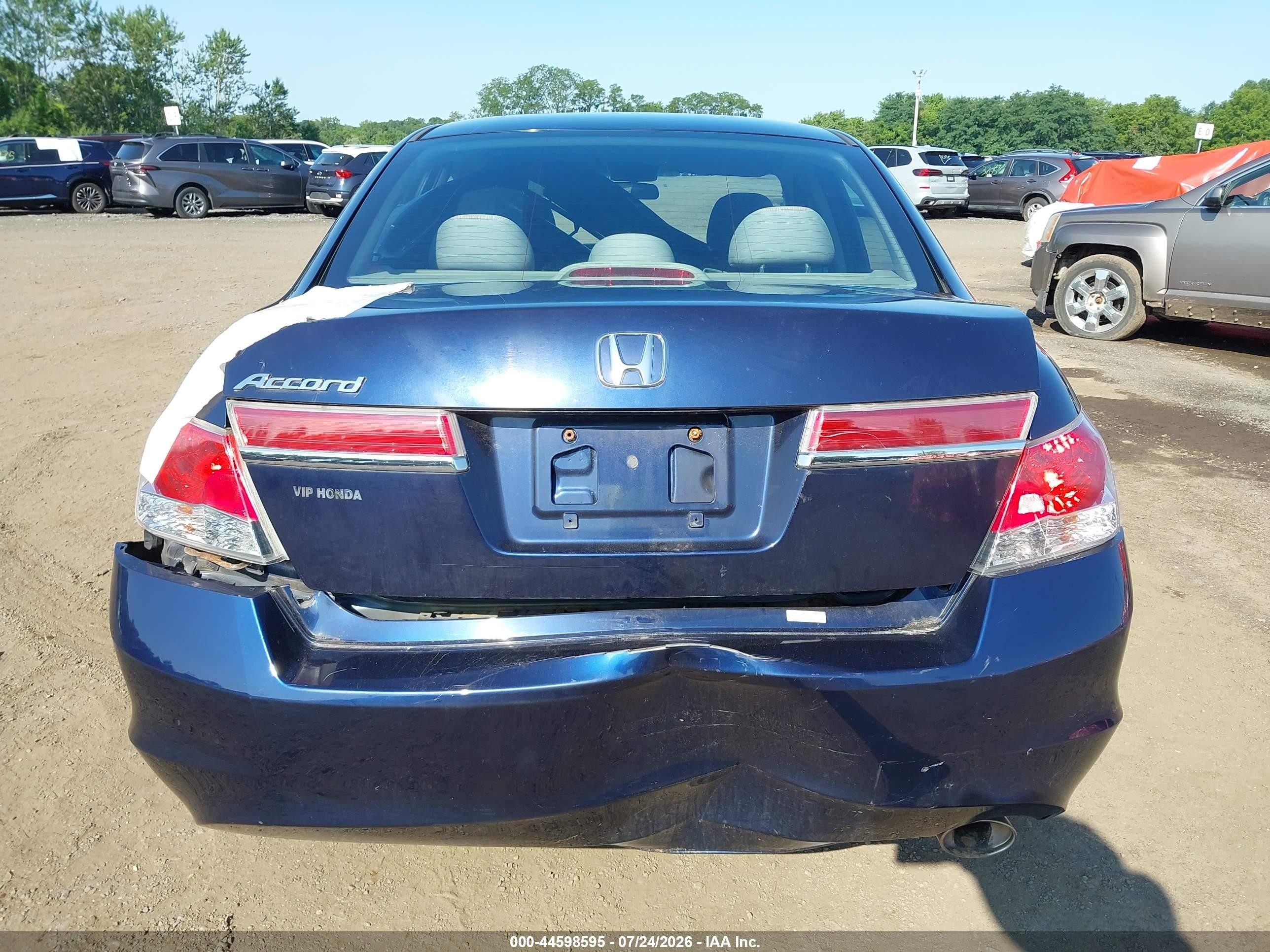 2012 Honda Accord 2.4 Lx Dark Blue vin: 1HGCP2F33CA088015