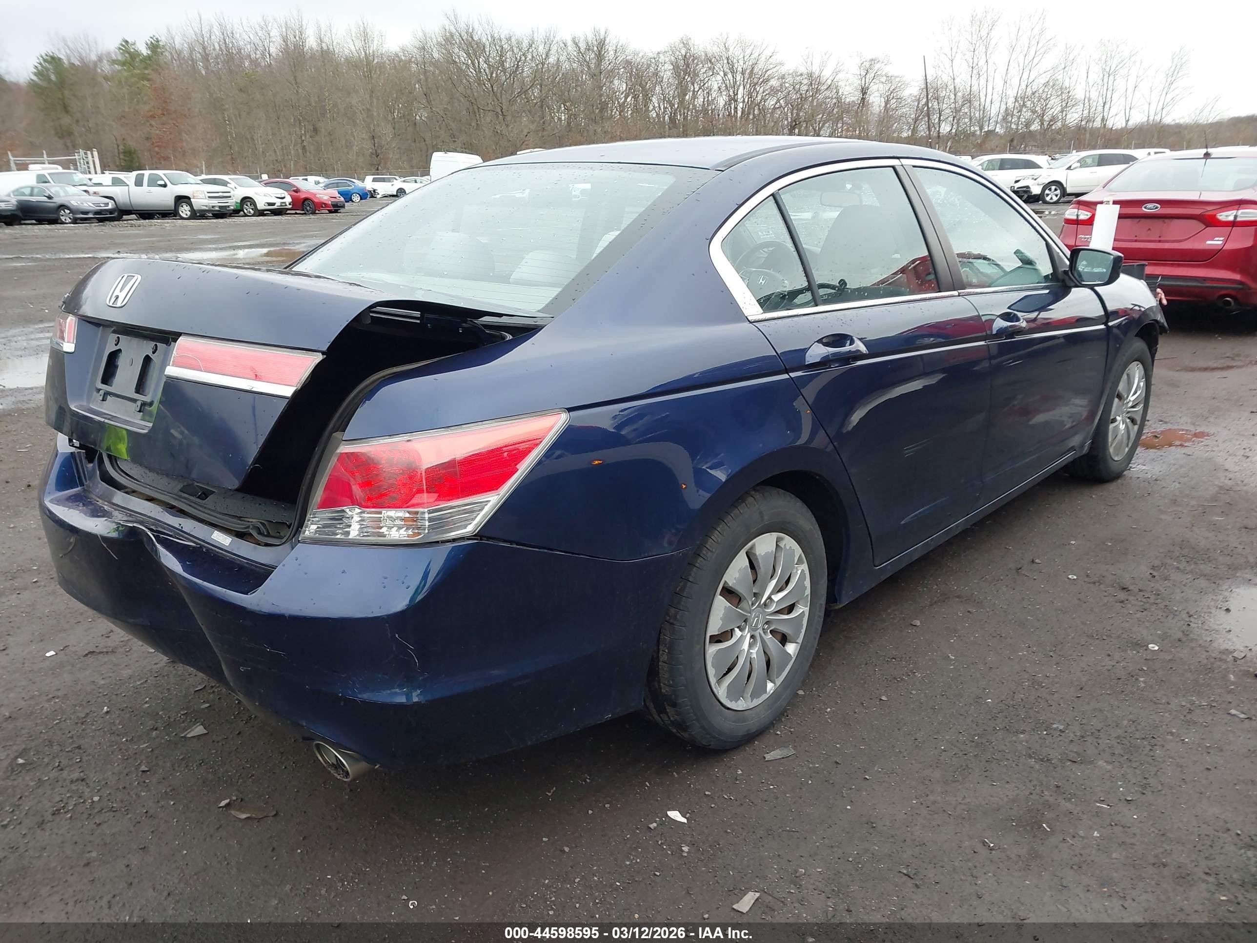 2012 Honda Accord 2.4 Lx Dark Blue vin: 1HGCP2F33CA088015