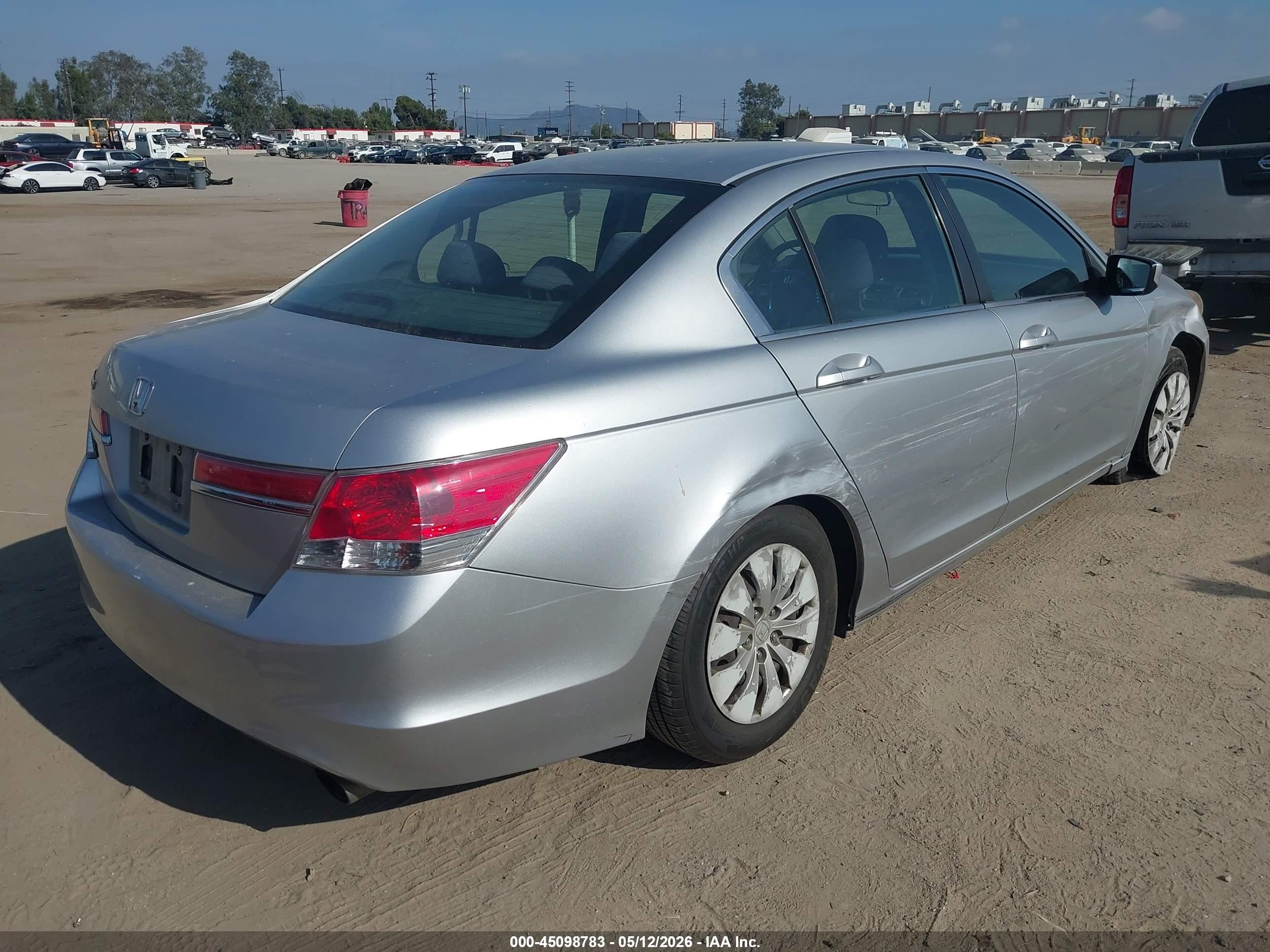 2012 Honda Accord 2.4 Lx Gray vin: 1HGCP2F33CA133163