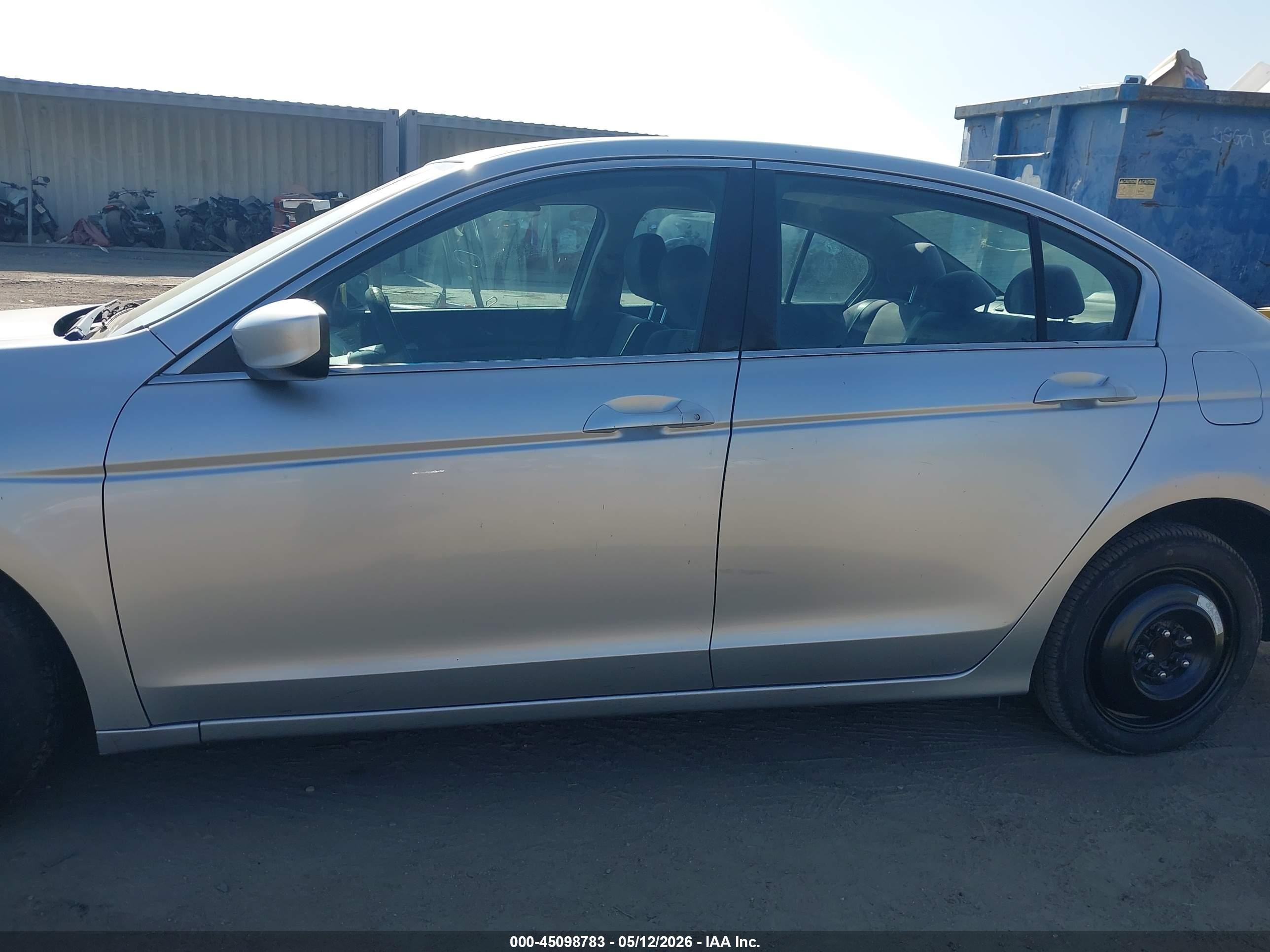 2012 Honda Accord 2.4 Lx Gray vin: 1HGCP2F33CA133163
