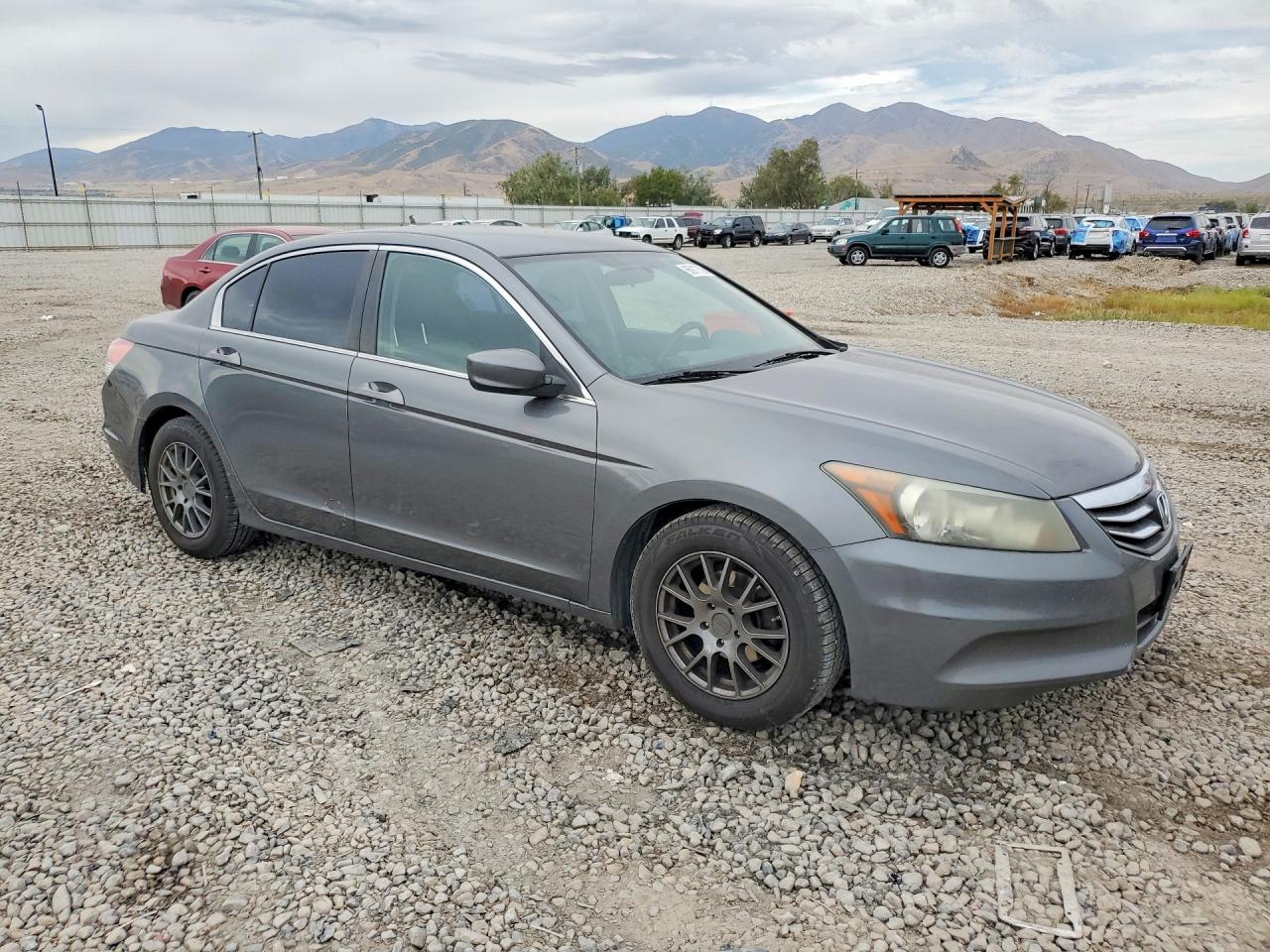 2012 Honda Accord Lx Gray vin: 1HGCP2F33CA137567