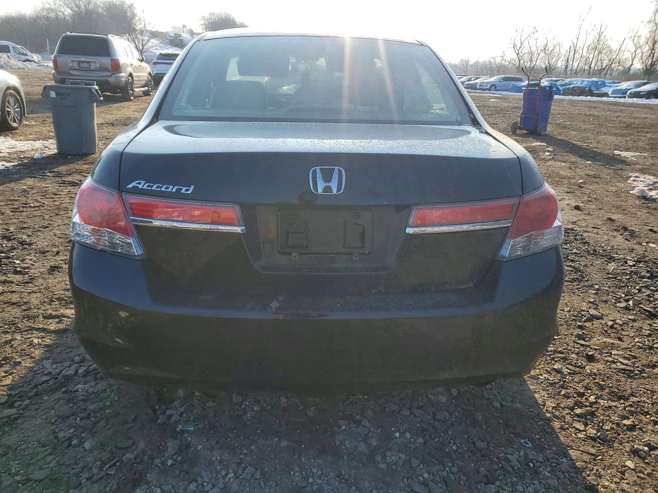 2012 Honda Accord Lx Black vin: 1HGCP2F33CA144227