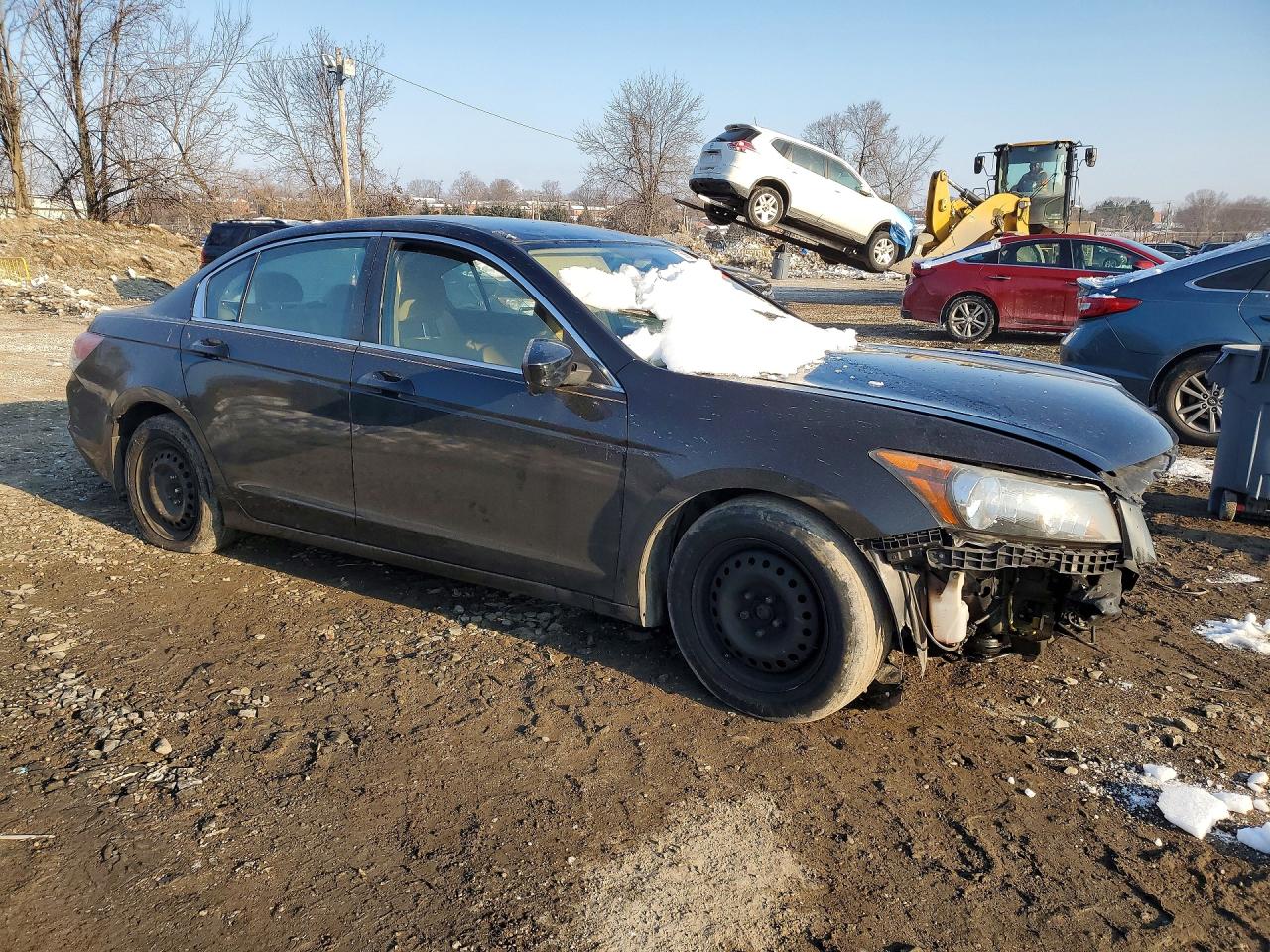 2012 Honda Accord Lx Black vin: 1HGCP2F33CA144227