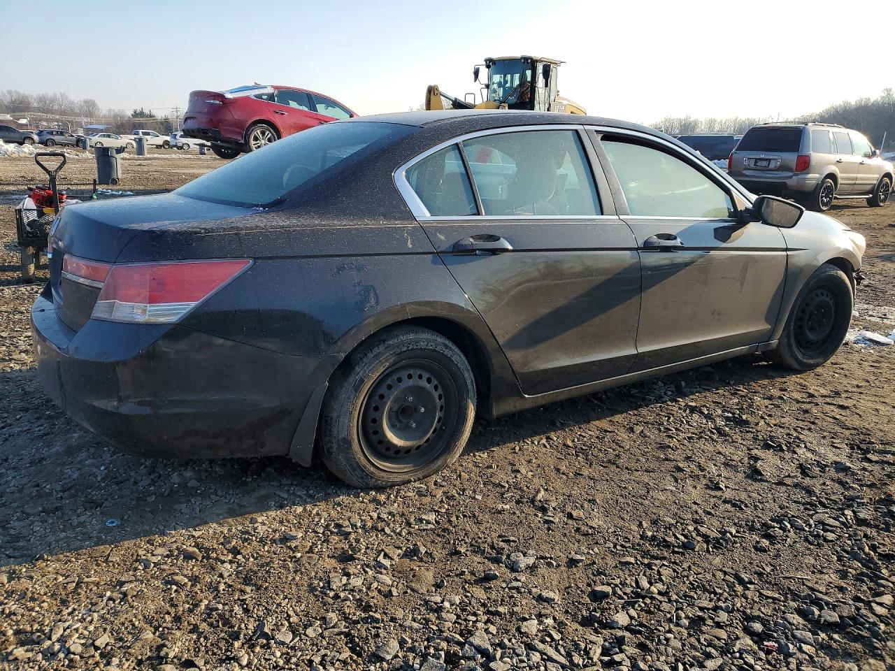 2012 Honda Accord Lx Black vin: 1HGCP2F33CA144227