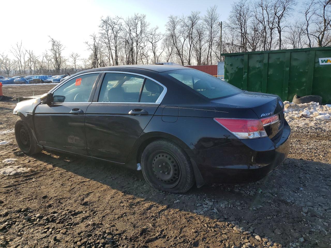 2012 Honda Accord Lx Black vin: 1HGCP2F33CA144227