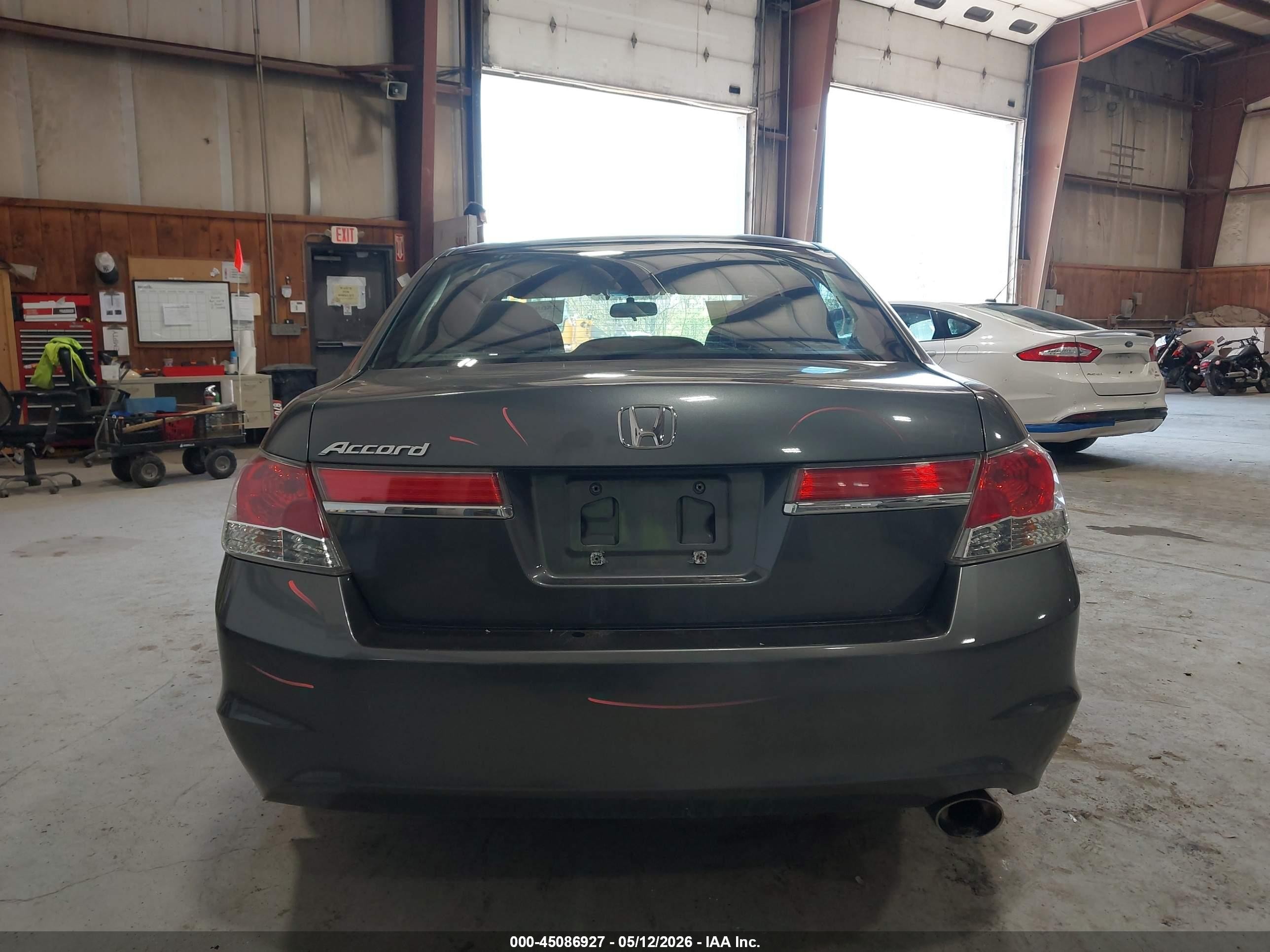 2012 Honda Accord 2.4 Lx Gray vin: 1HGCP2F33CA176756