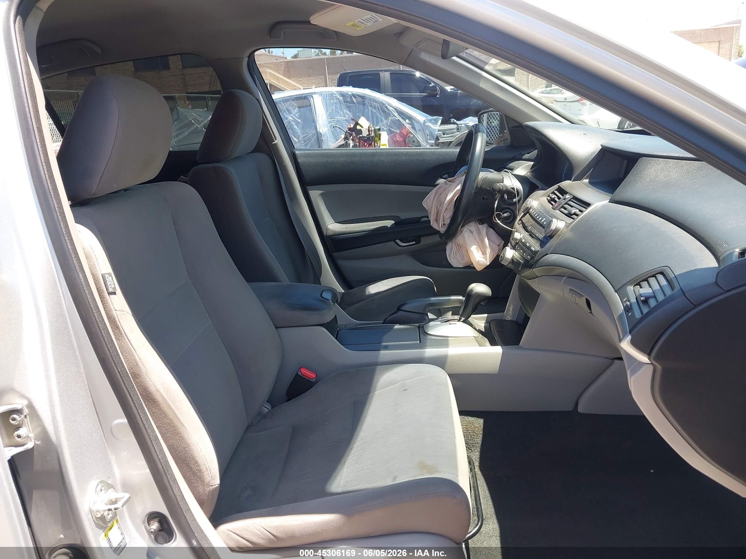2012 Honda Accord 2.4 Lx Gray vin: 1HGCP2F33CA181259