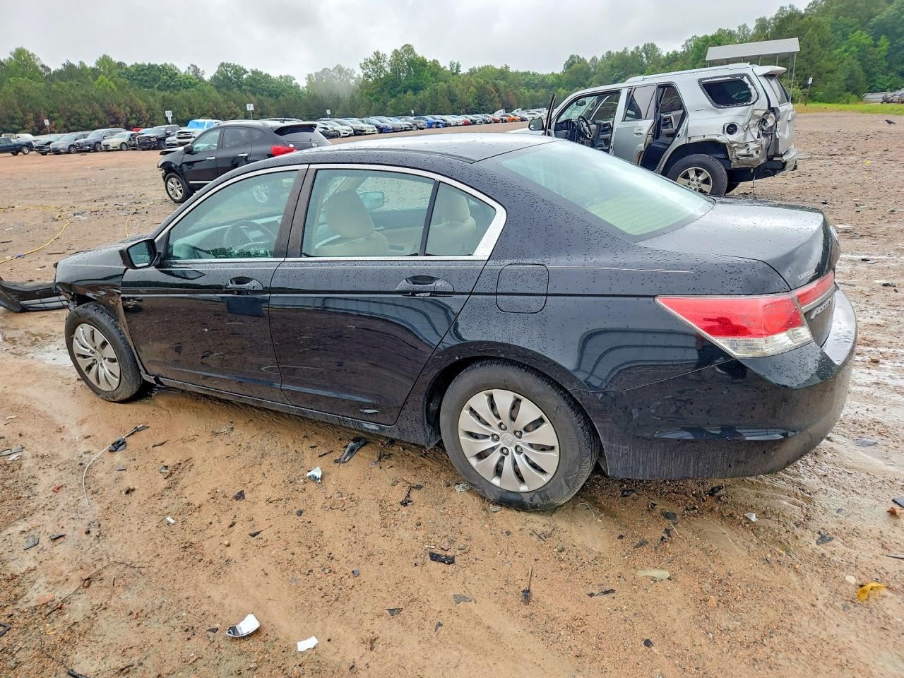 2012 Honda Accord Lx Черный vin: 1HGCP2F33CA200098
