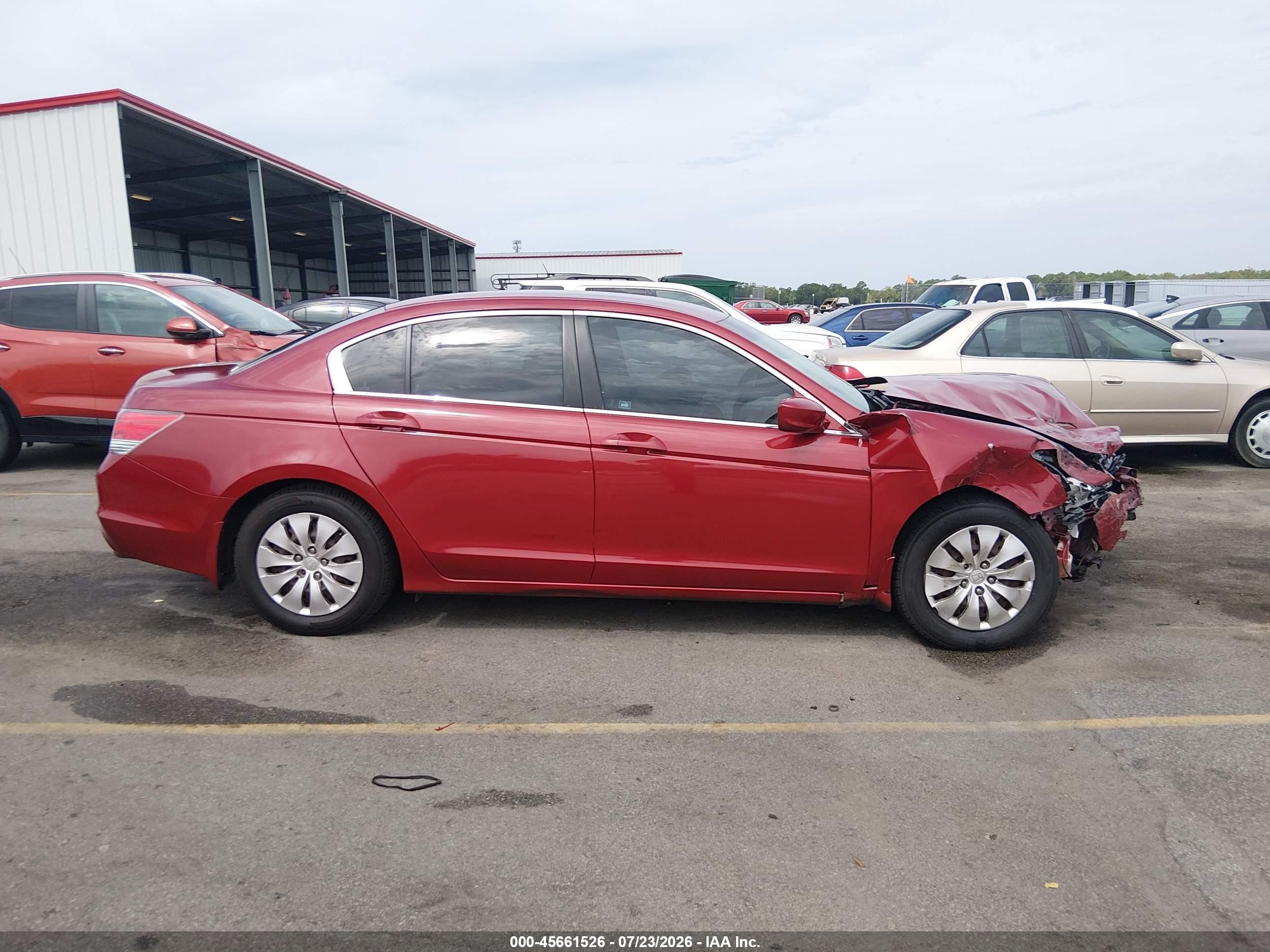 2012 Honda Accord Sdn Lx Красный vin: 1HGCP2F33CA207181