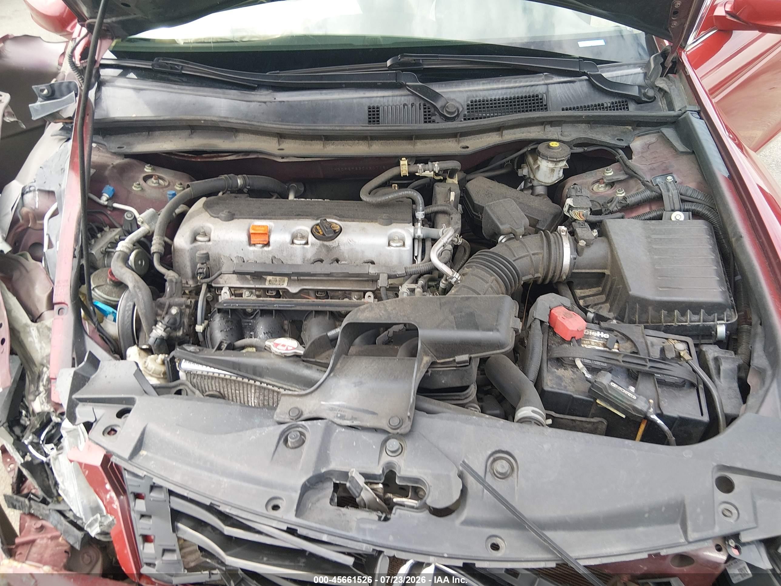 2012 Honda Accord Sdn Lx Красный vin: 1HGCP2F33CA207181