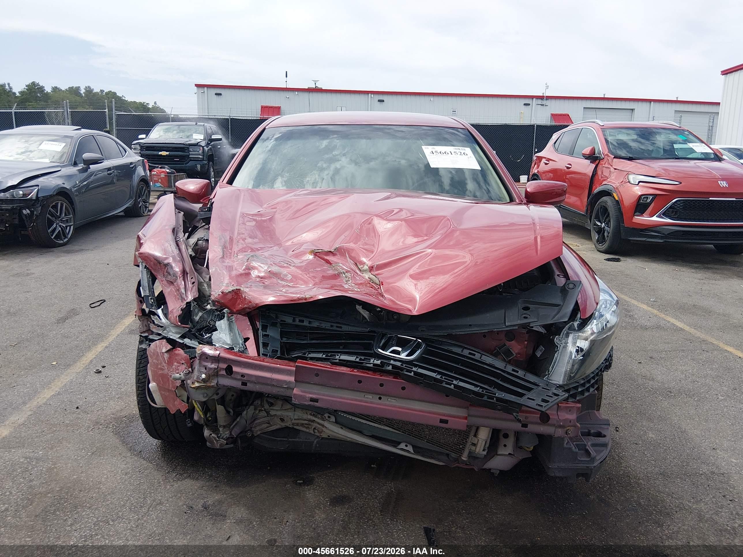 2012 Honda Accord Sdn Lx Красный vin: 1HGCP2F33CA207181