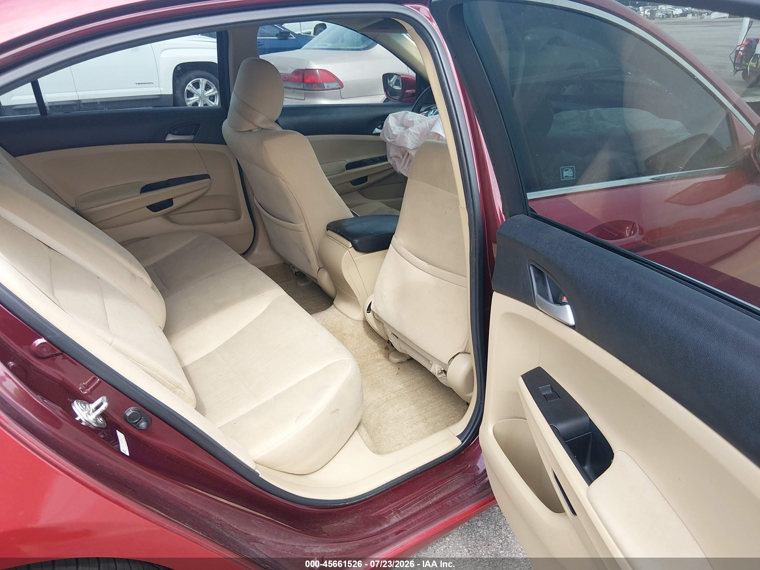 2012 Honda Accord Sdn Lx Красный vin: 1HGCP2F33CA207181