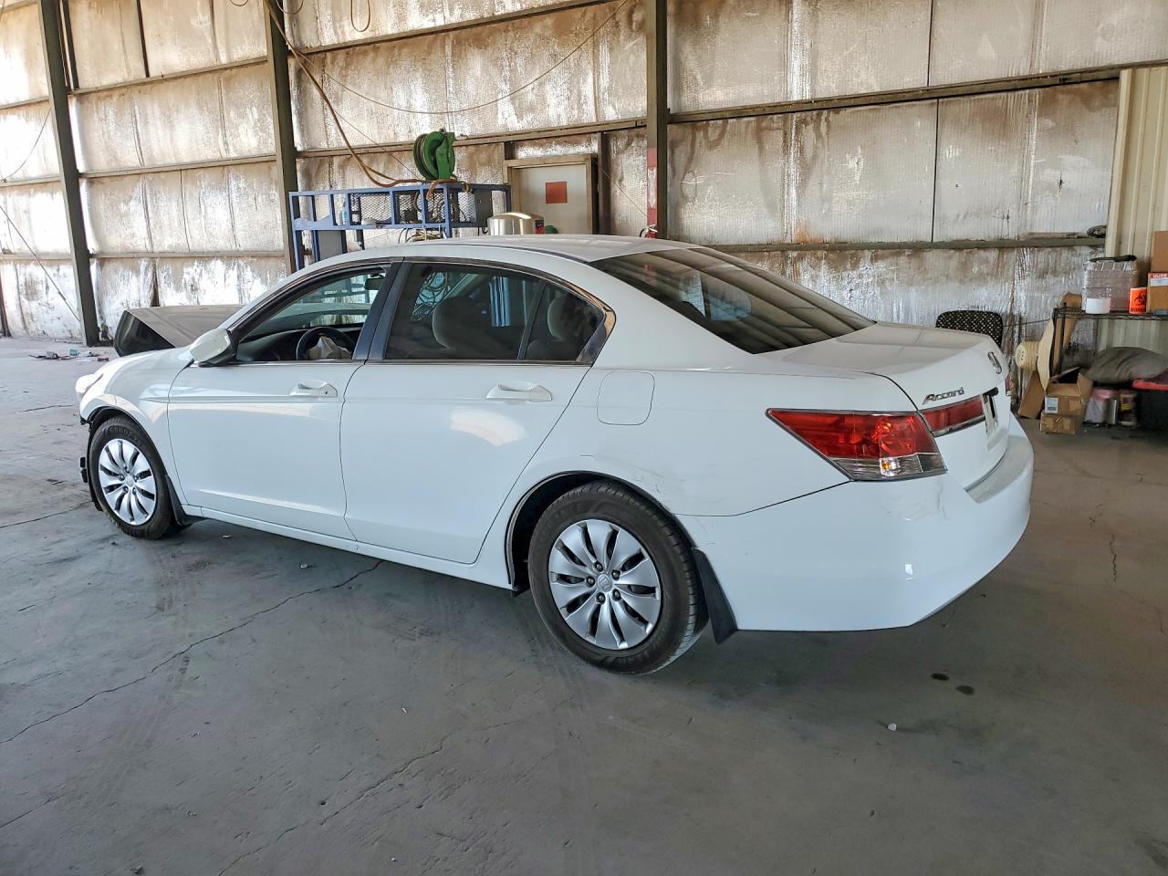 2012 Honda Accord Lx White vin: 1HGCP2F33CA214874