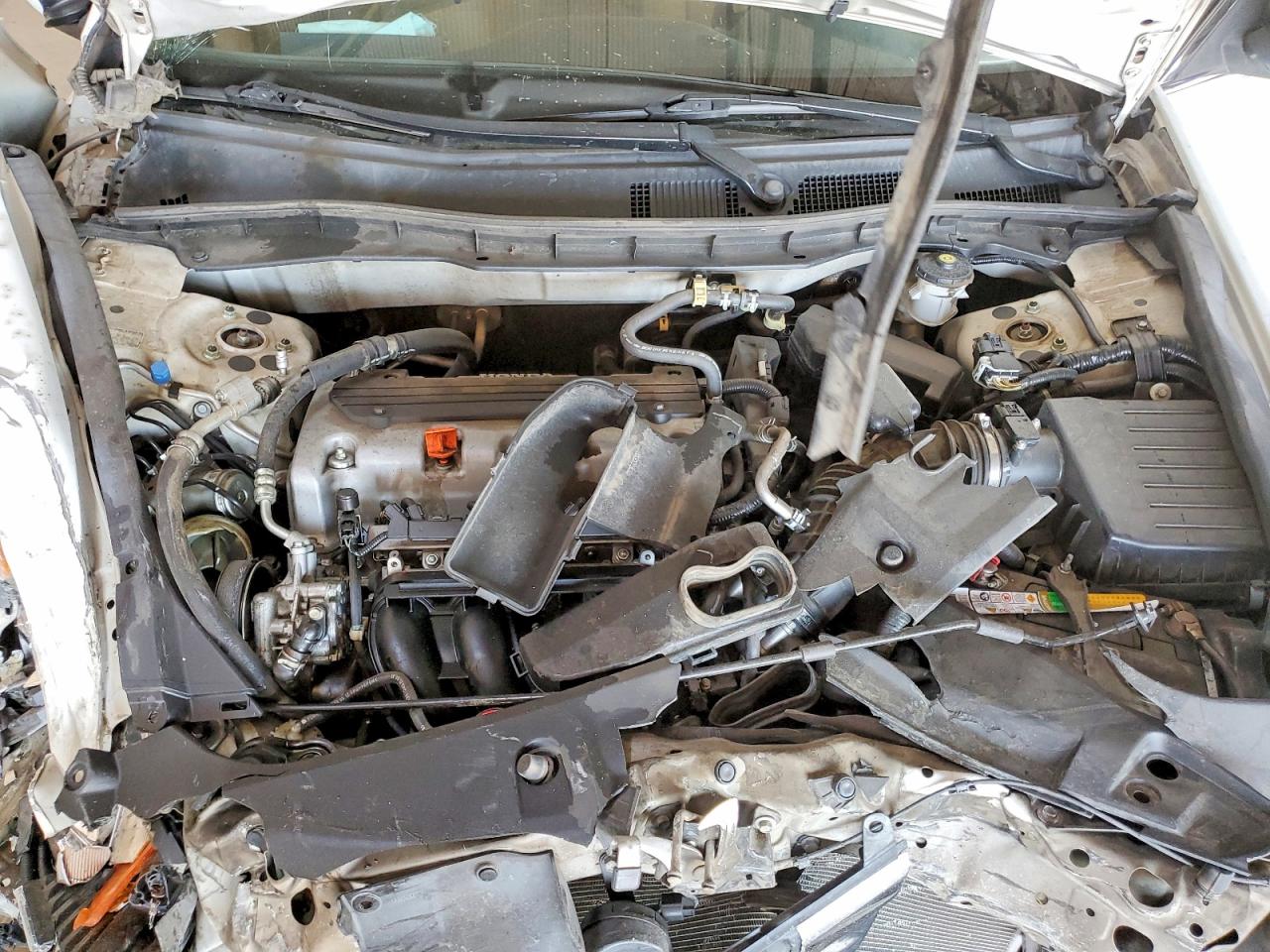 2012 Honda Accord Lx White vin: 1HGCP2F33CA214874