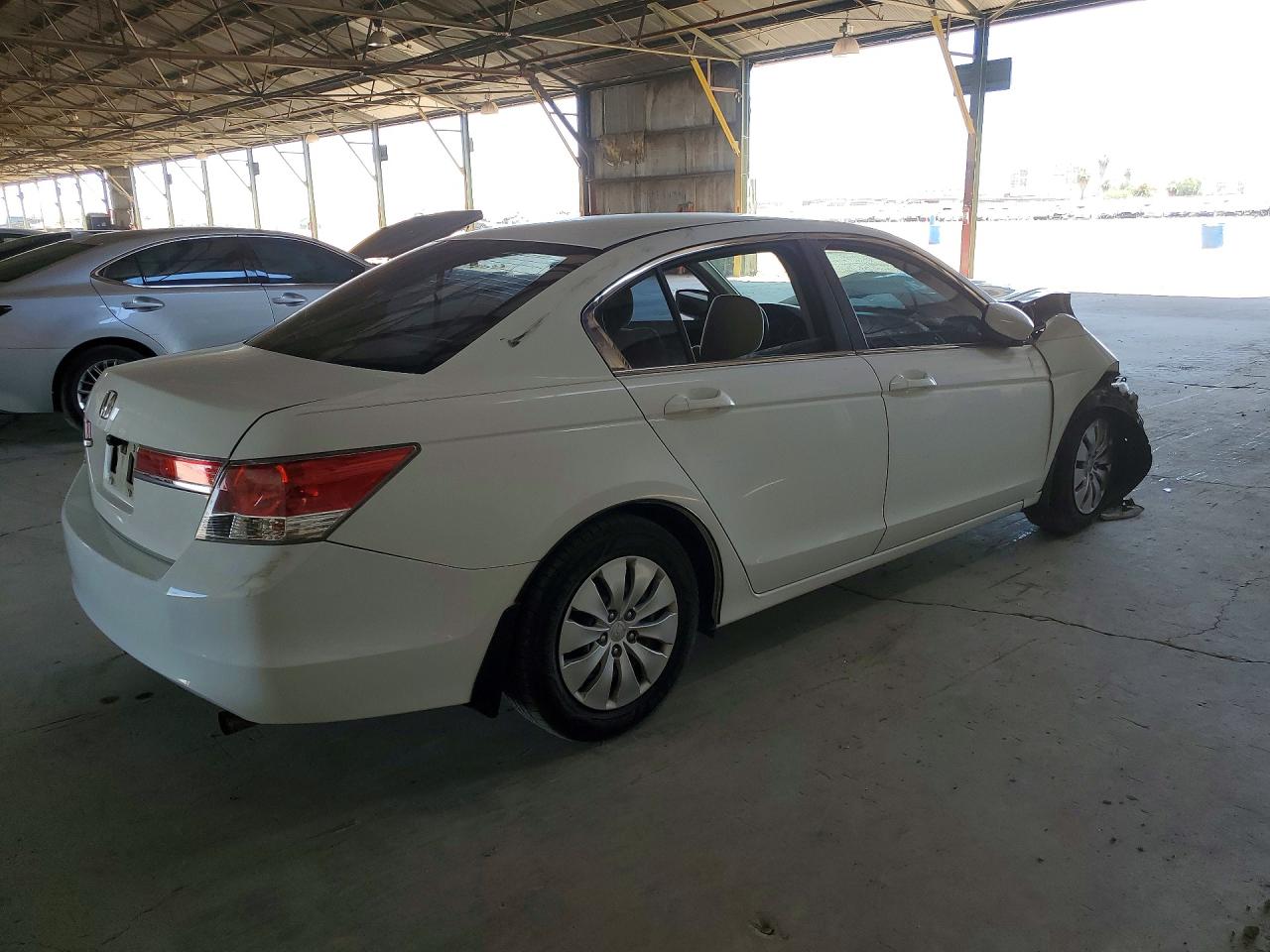 2012 Honda Accord Lx White vin: 1HGCP2F33CA214874