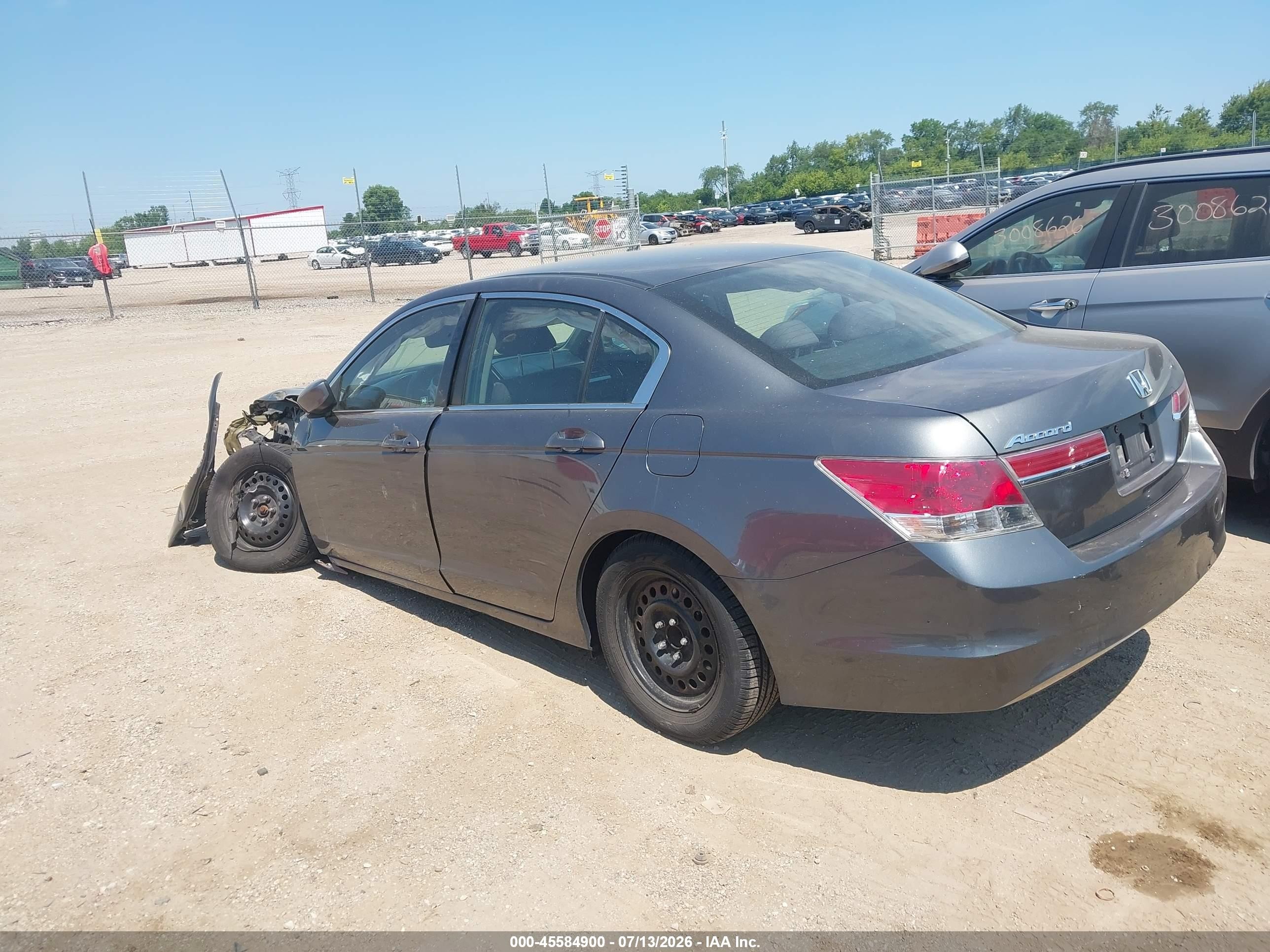 2012 Honda Accord Sdn Lx Gray vin: 1HGCP2F33CA234915