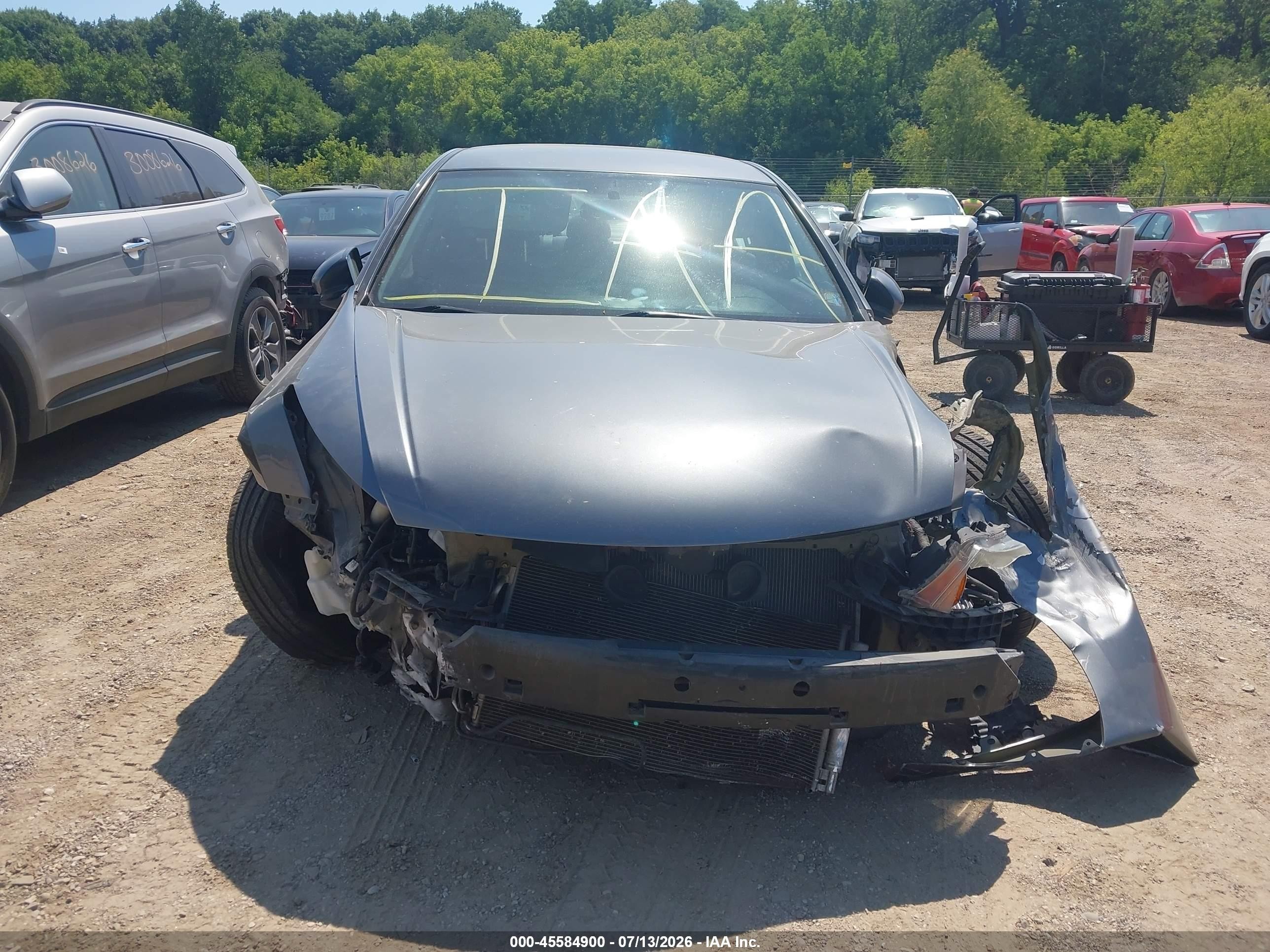 2012 Honda Accord Sdn Lx Gray vin: 1HGCP2F33CA234915